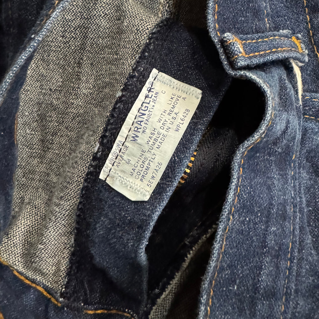 Vintage Wrangler Dark Denim Jeans Sz 14