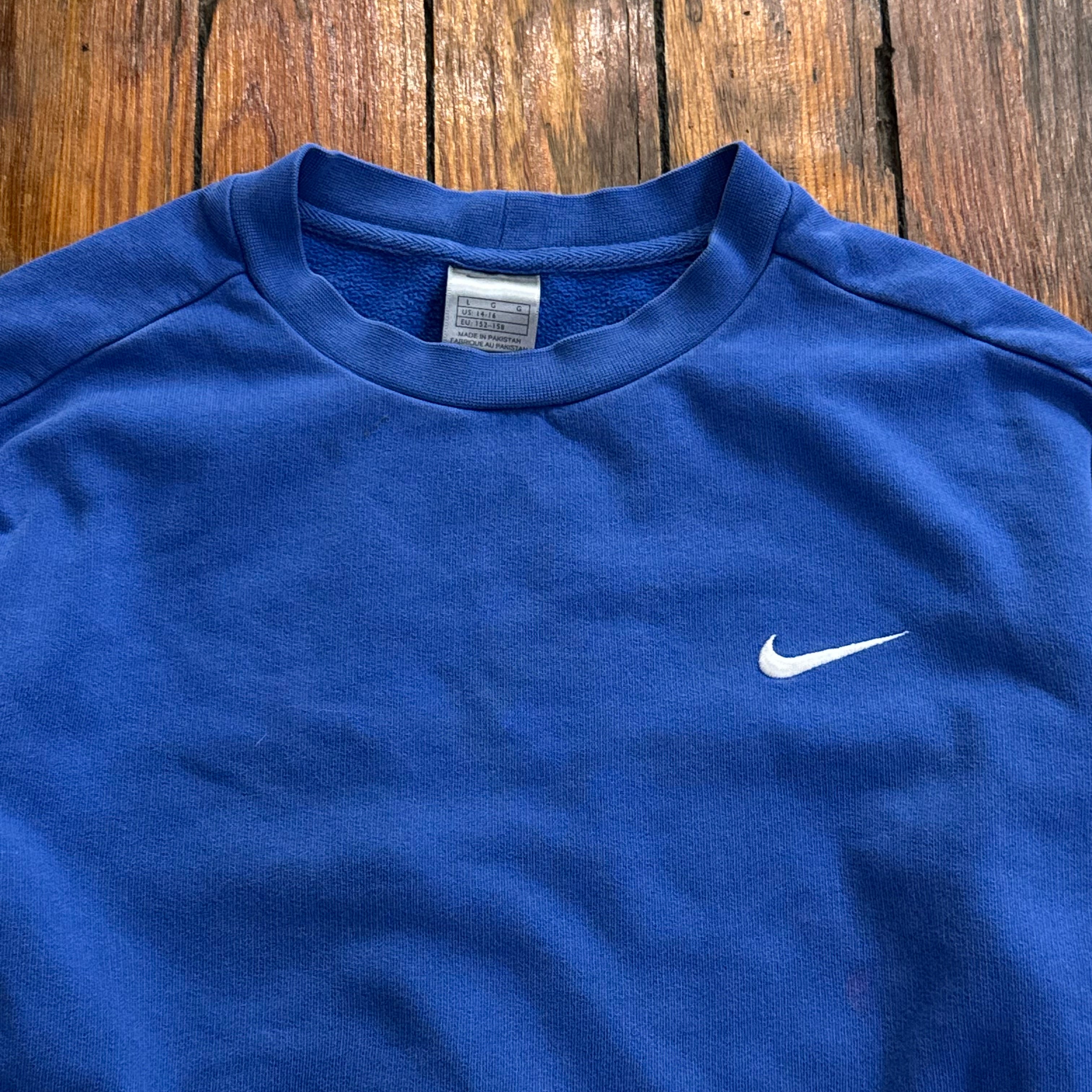 Vintage Nike Simple Swoosh Crewneck Sz S