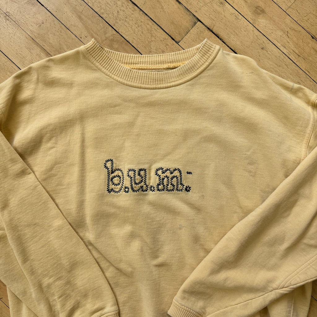 Vintage Embroidered Bum Crewneck Sz M