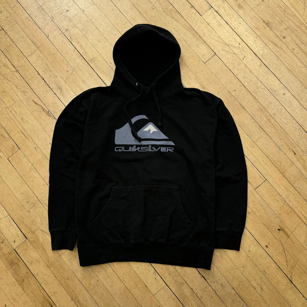 Vintage Quicksilver Logo Hoodie Sz L