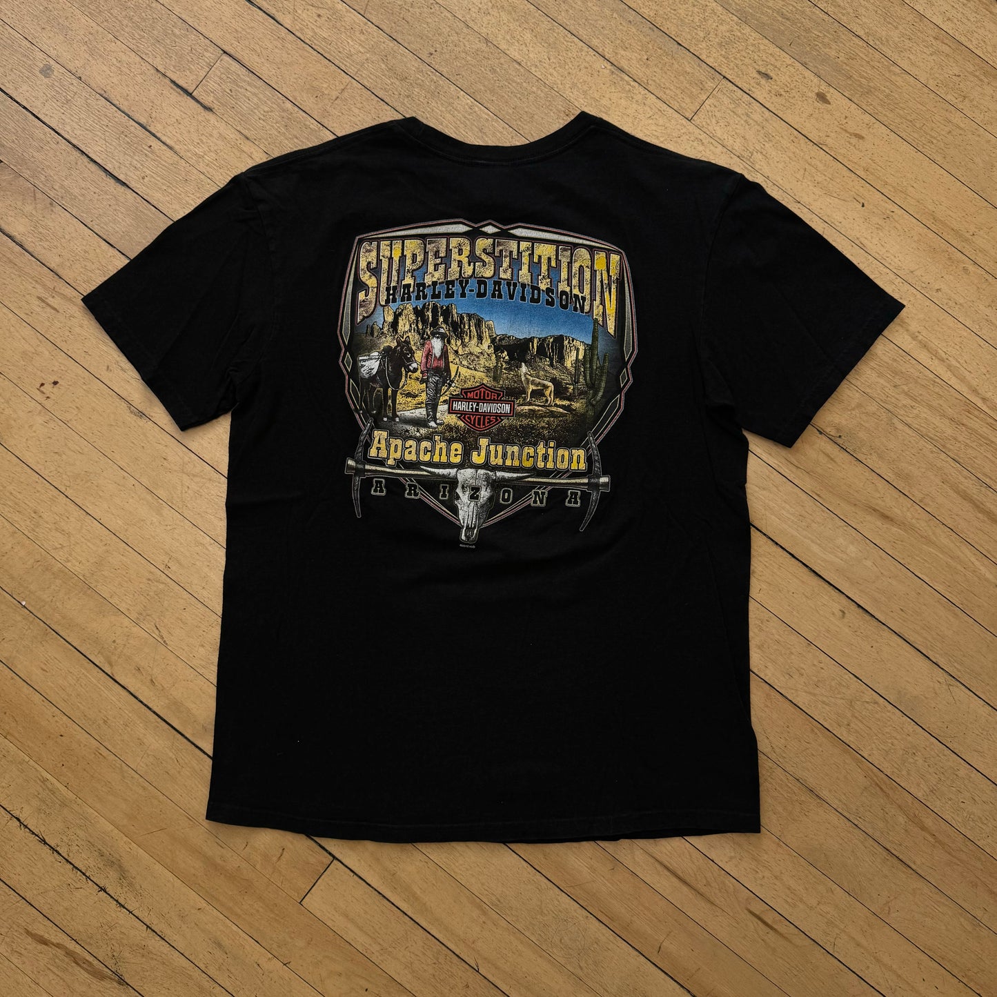 Harley Davidson Apache Junction Arizona T-shirt Sz L