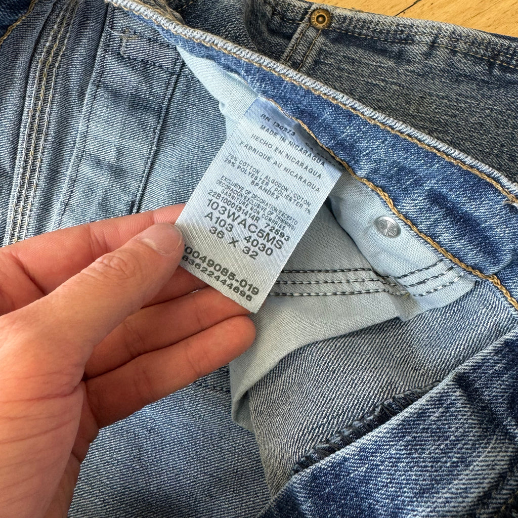 Vintage Wrangler Riggs Denim Jeans Sz 36x32