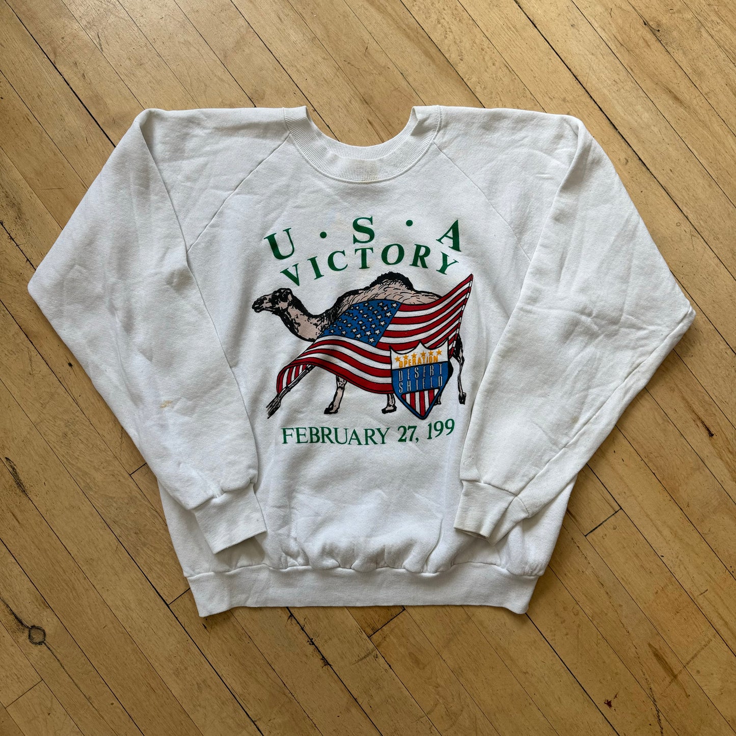 Vintage ‘91 USA Victory Crewneck Sz L