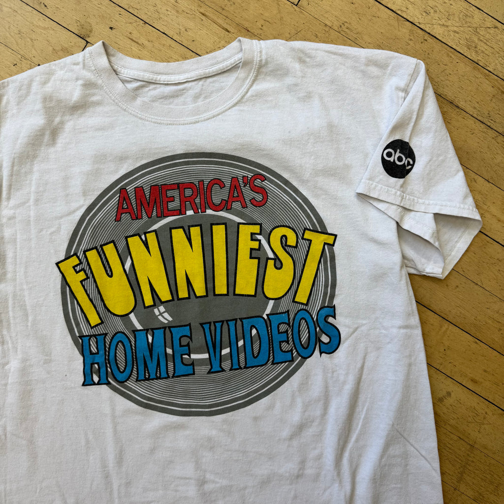 Y2K ABC Americas Funniest Home Videos T-shirt Sz XL