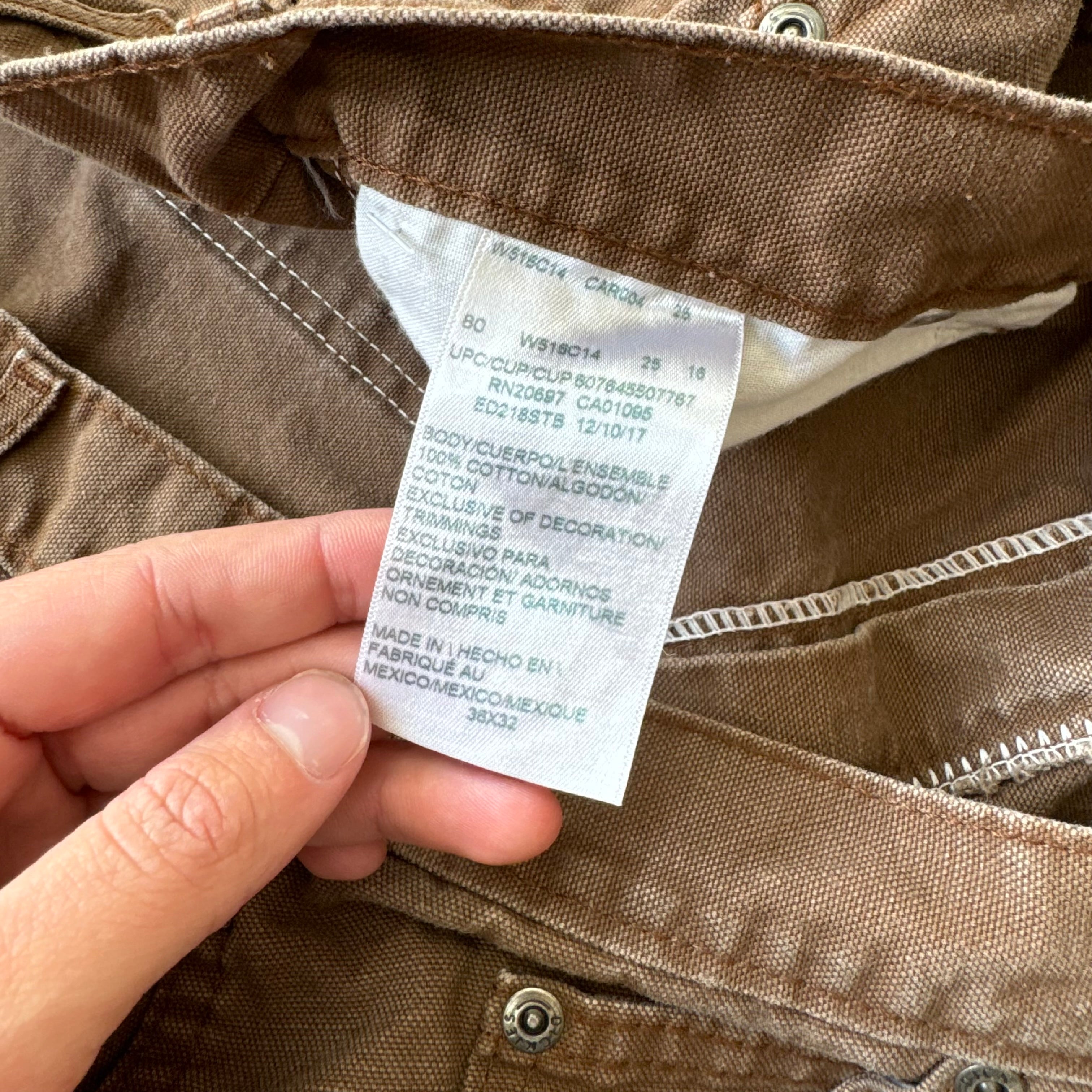 Vintage Brown Dickie Denim Jeans Sz 38x32