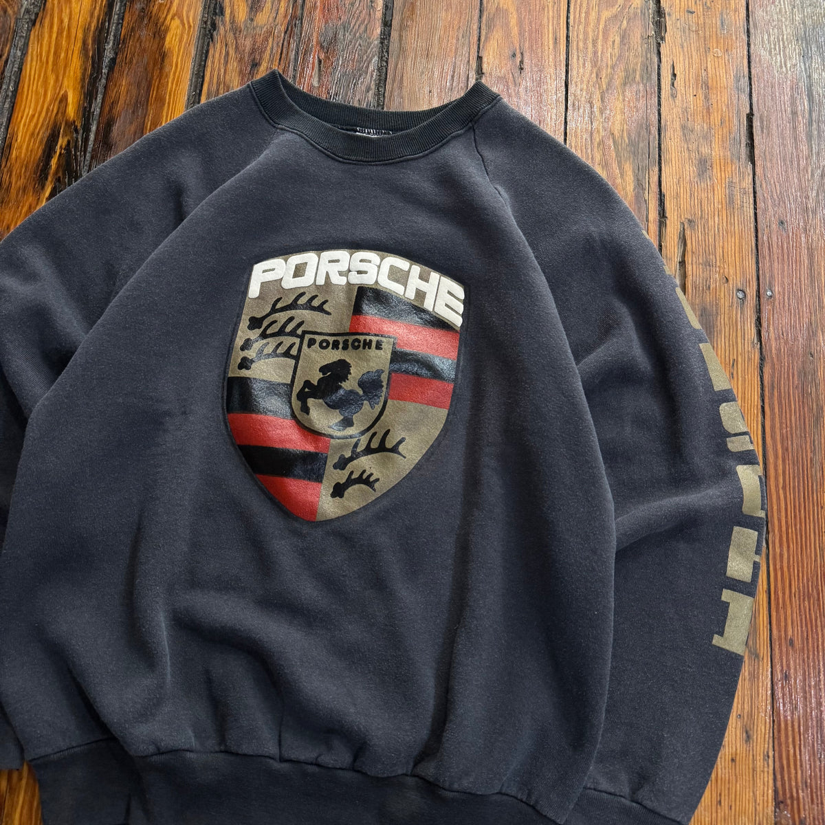 Vintage Porsche Logo Crewneck Sz L