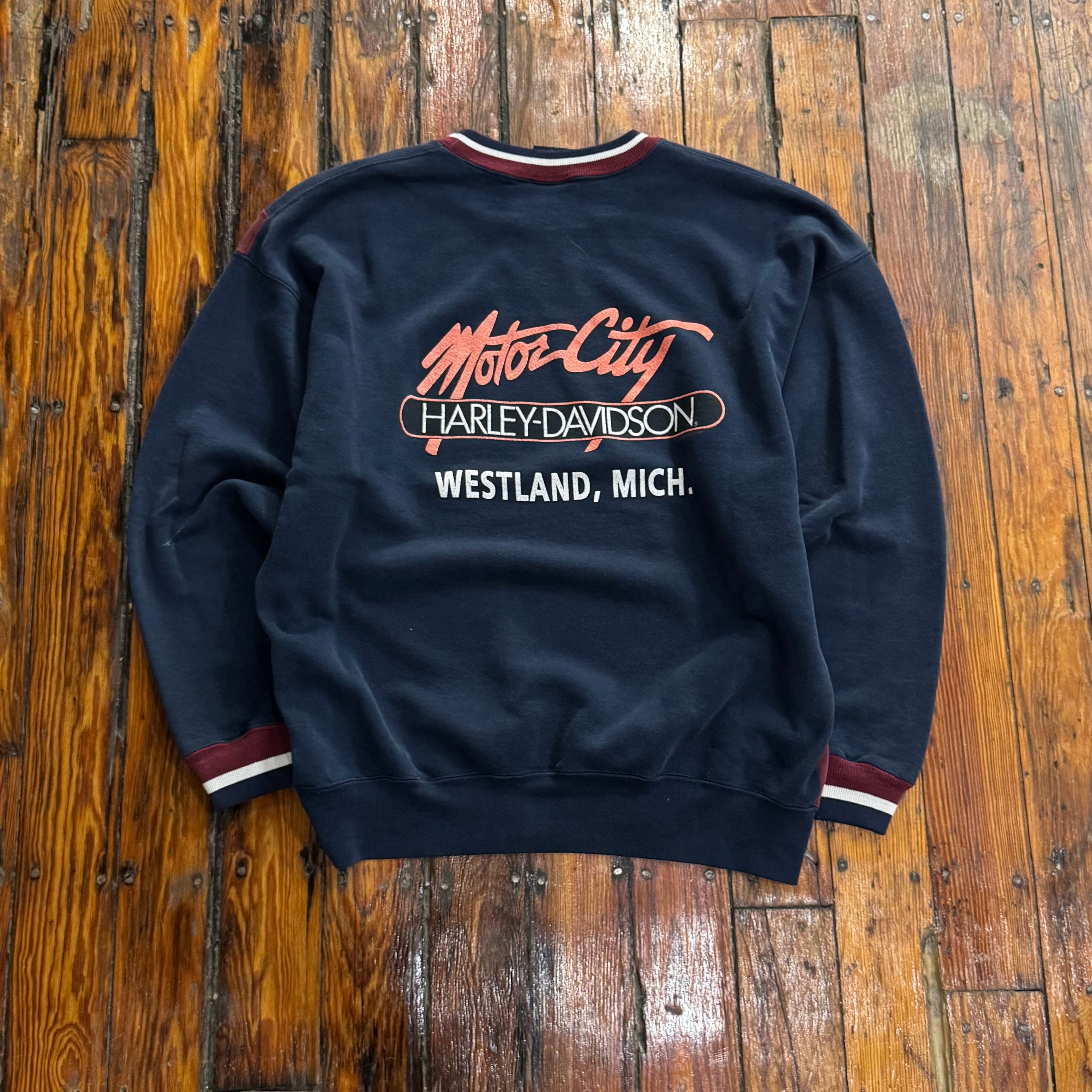 Vintage Harley Davidson Original Crewneck Sz L