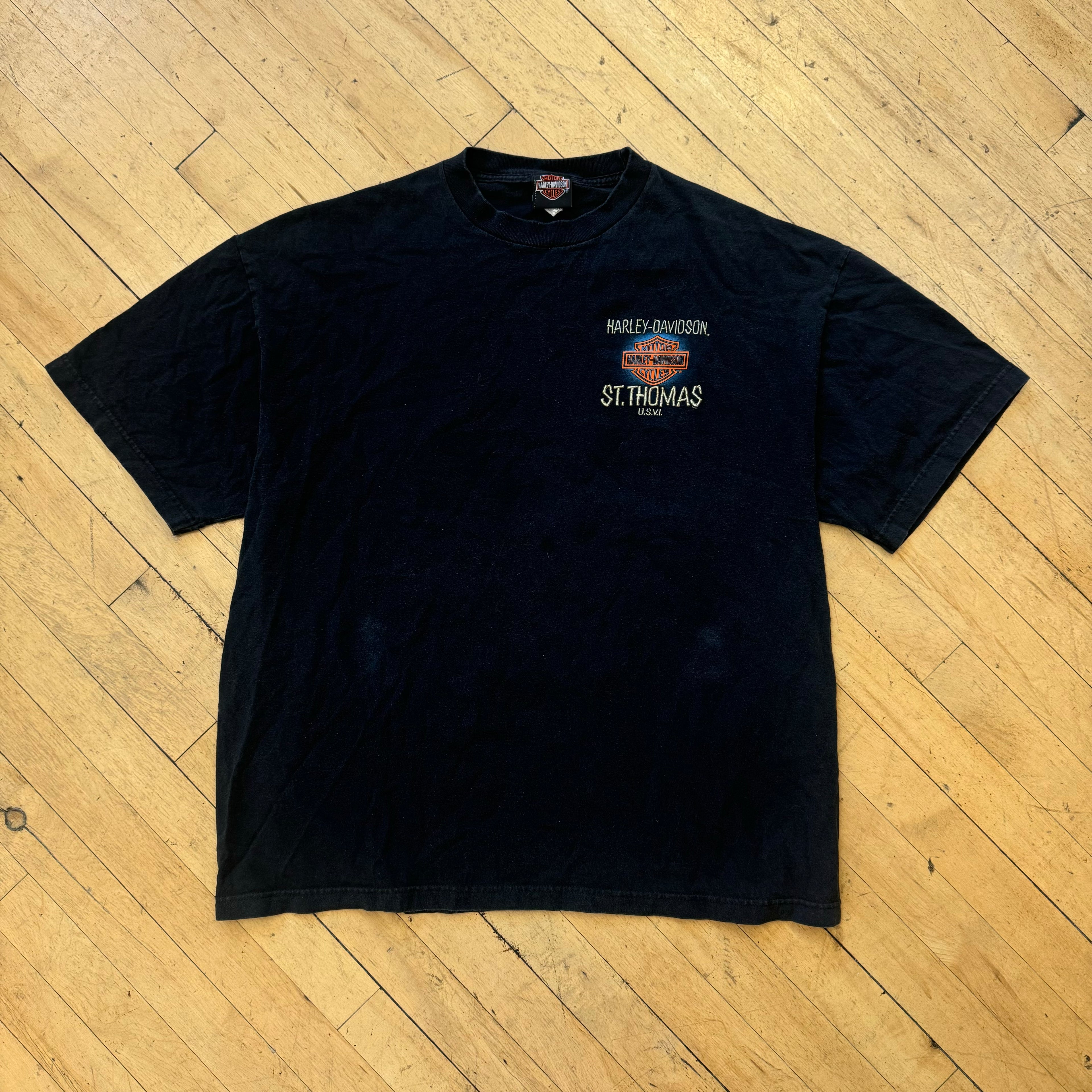 Y2K Harley Davidson St. Thomas T-shirt Sz XL