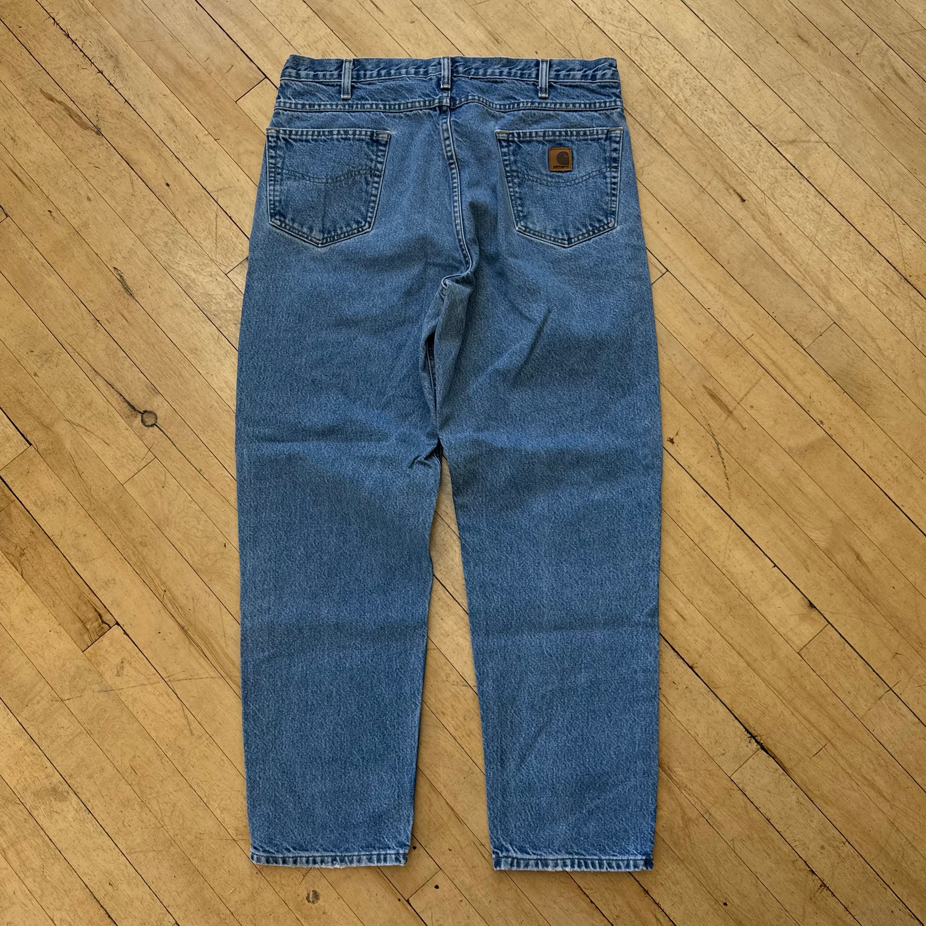 Vintage Carhartt Denim Jeans Sz 40x32