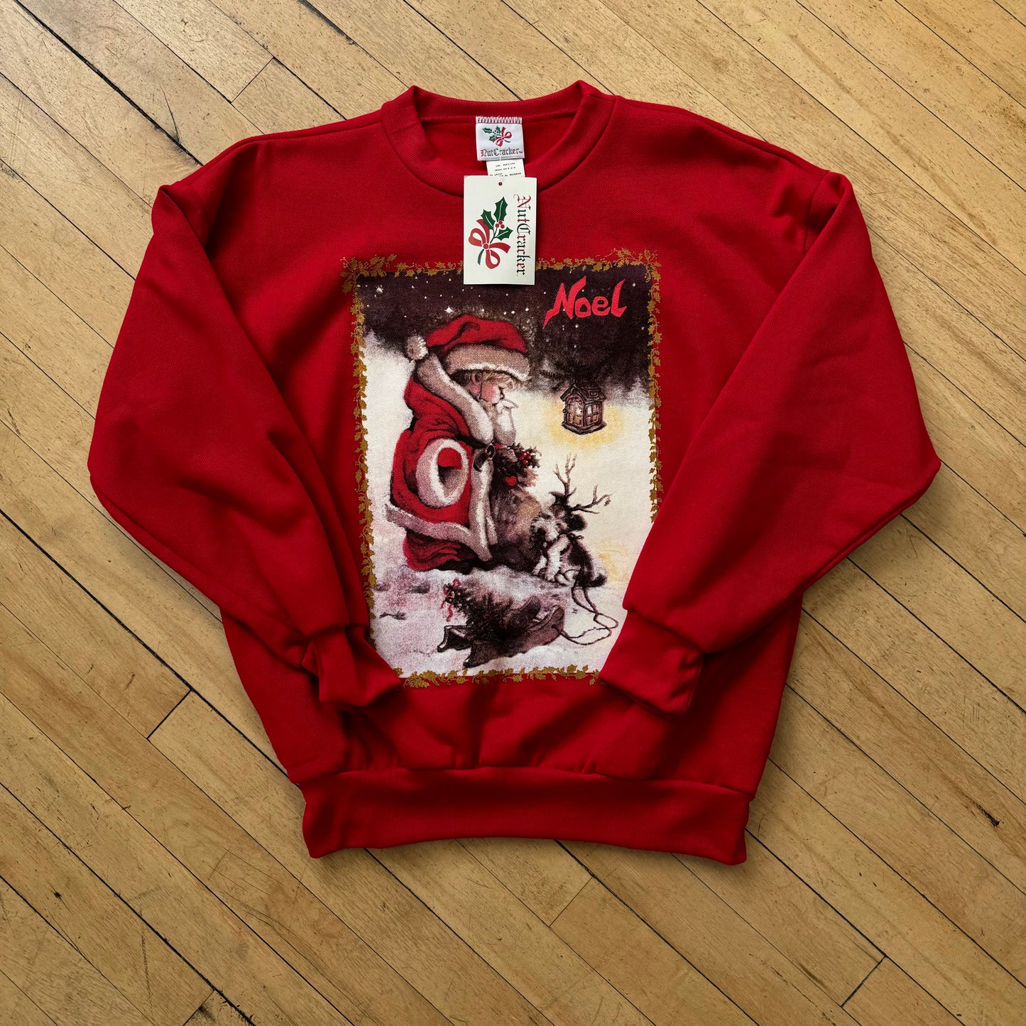 Vintage Noel Christmas CrewNeck Sz M