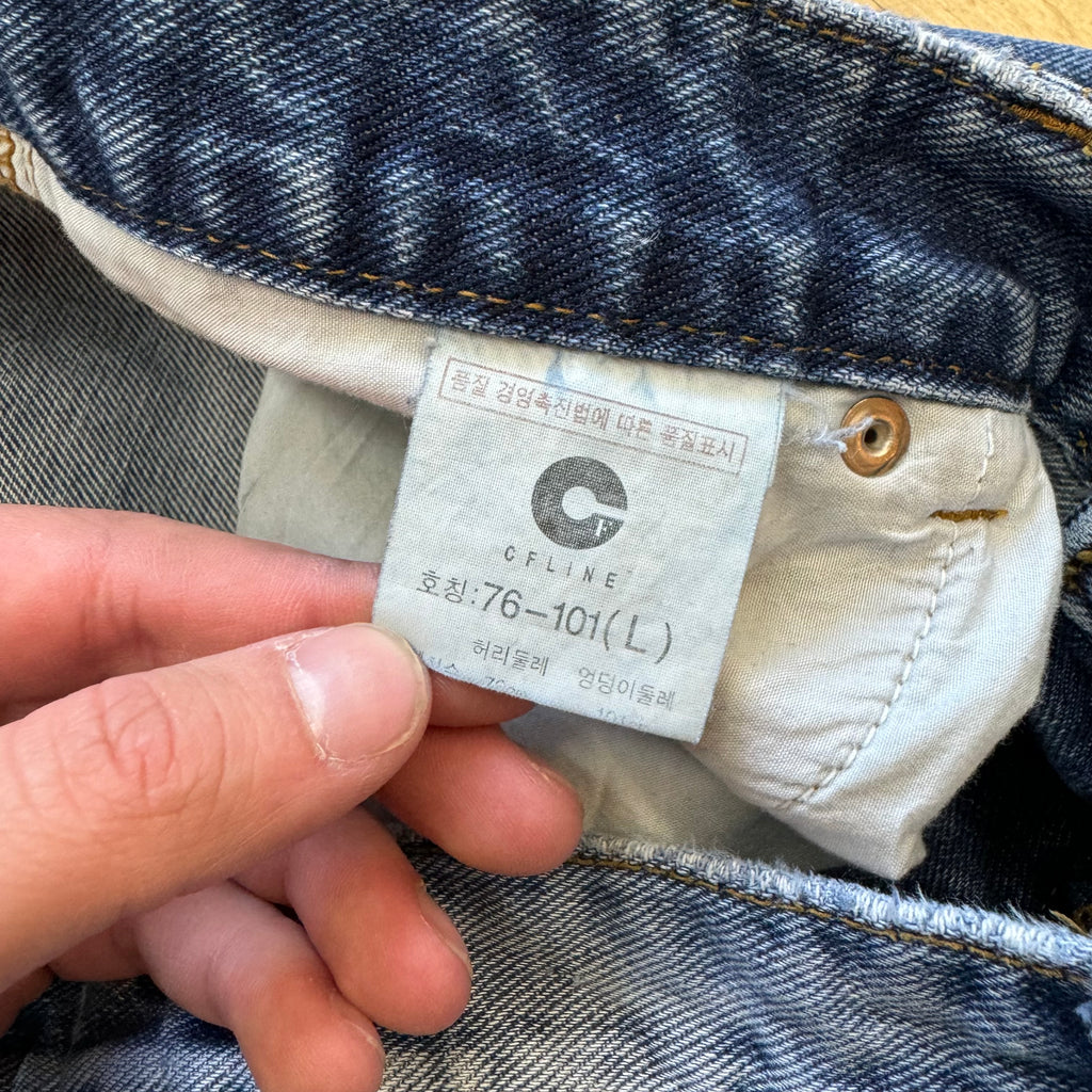 Y2K Woman’s Denim Jean Skirt Sz L