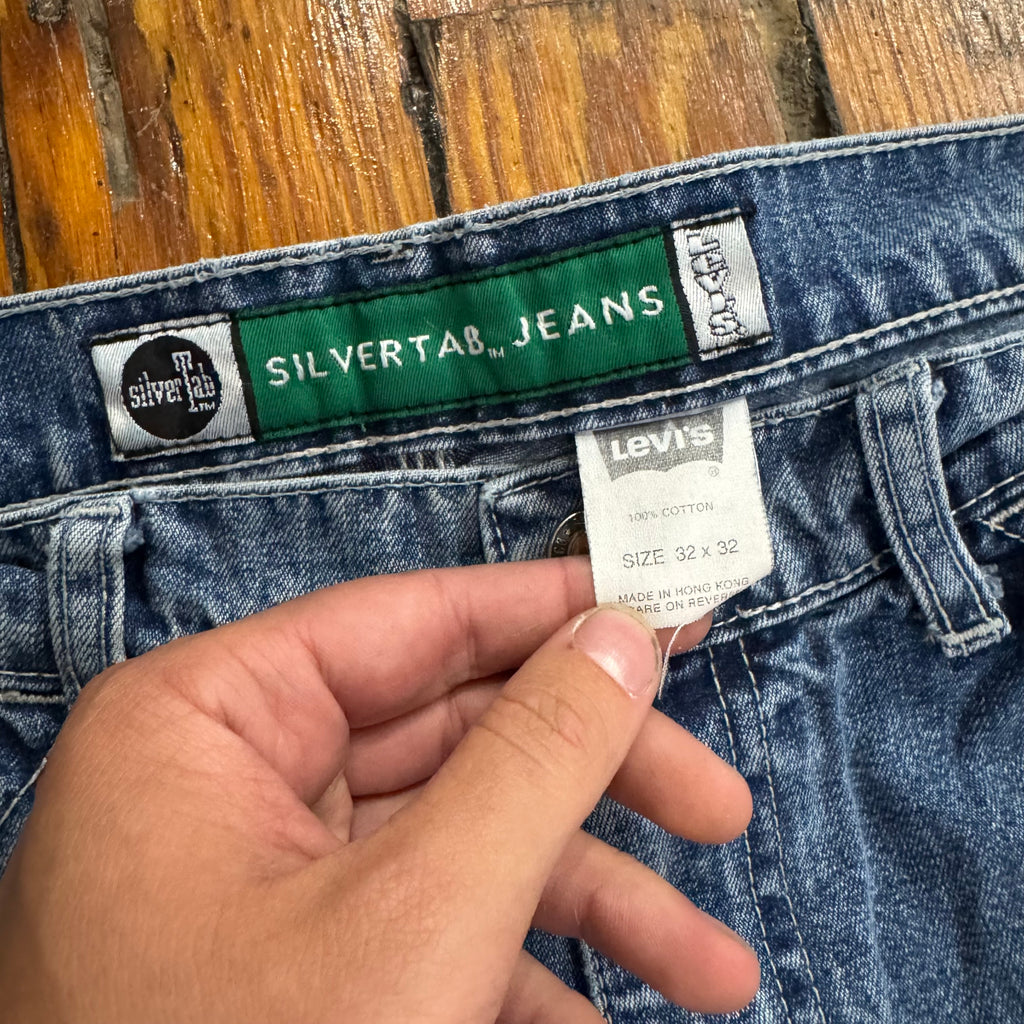 Vintage Baggy Levi’s Silvertab Denim Jeans Sz 32x32