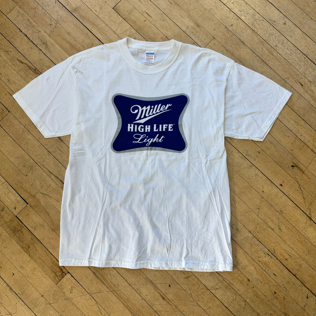 Vintage Miller Lite High Life T-shirt Sz XL