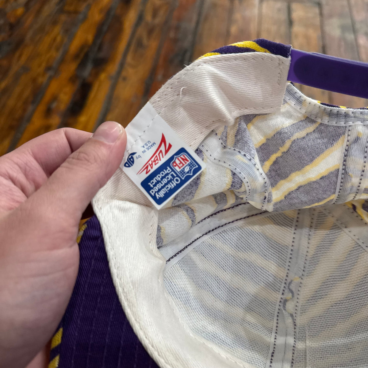 Vintage Minnesota Vikings Zubaz SnapBack Hat