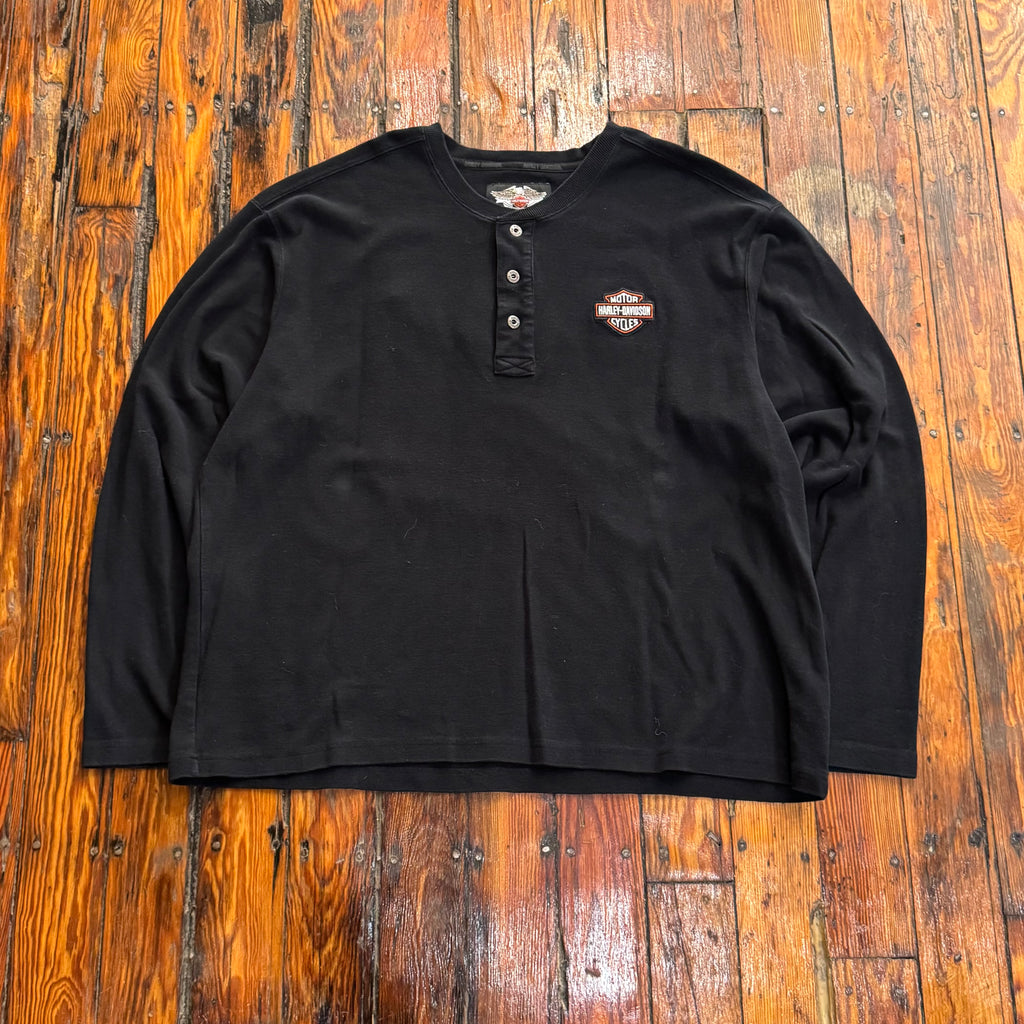 Vintage Harley Davidson Heavy Long Sleeve T-shirt Sz XXL