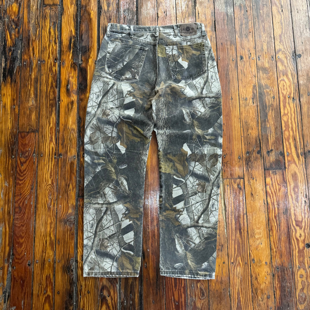 Vintage Wrangler Camo Denim Jeans Sz 34x34