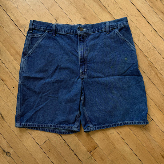 Vintage Dark Wash Carhartt Carho Jean shorts Sz 40