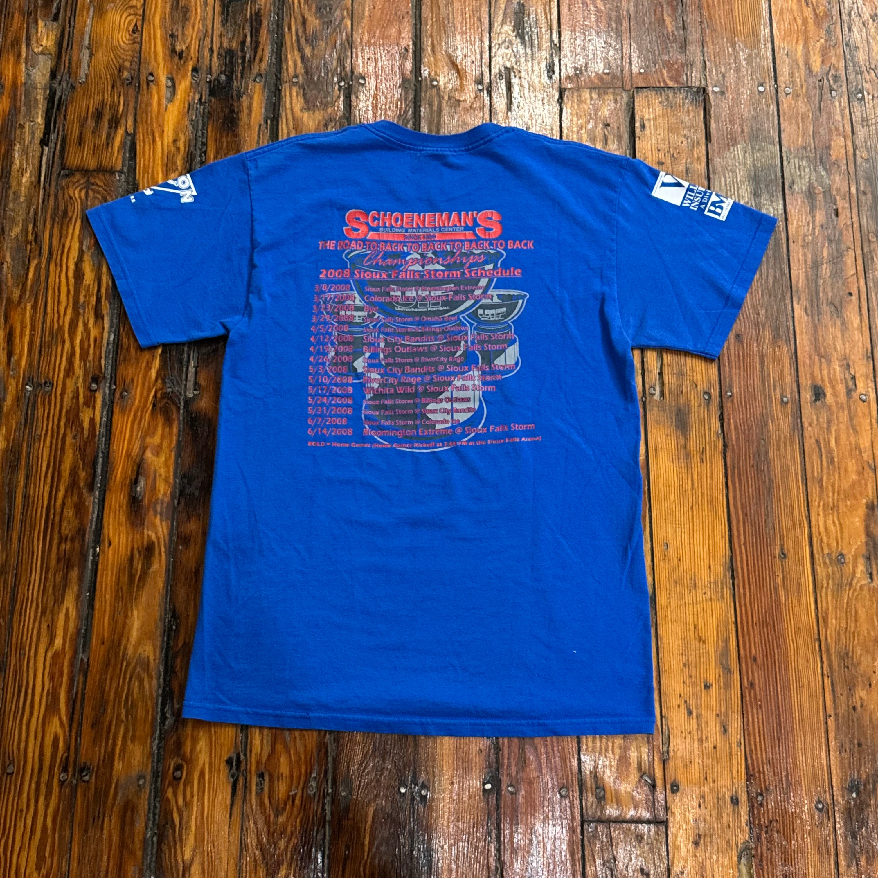 The Sioux Falls Storm T-shirt Sz M