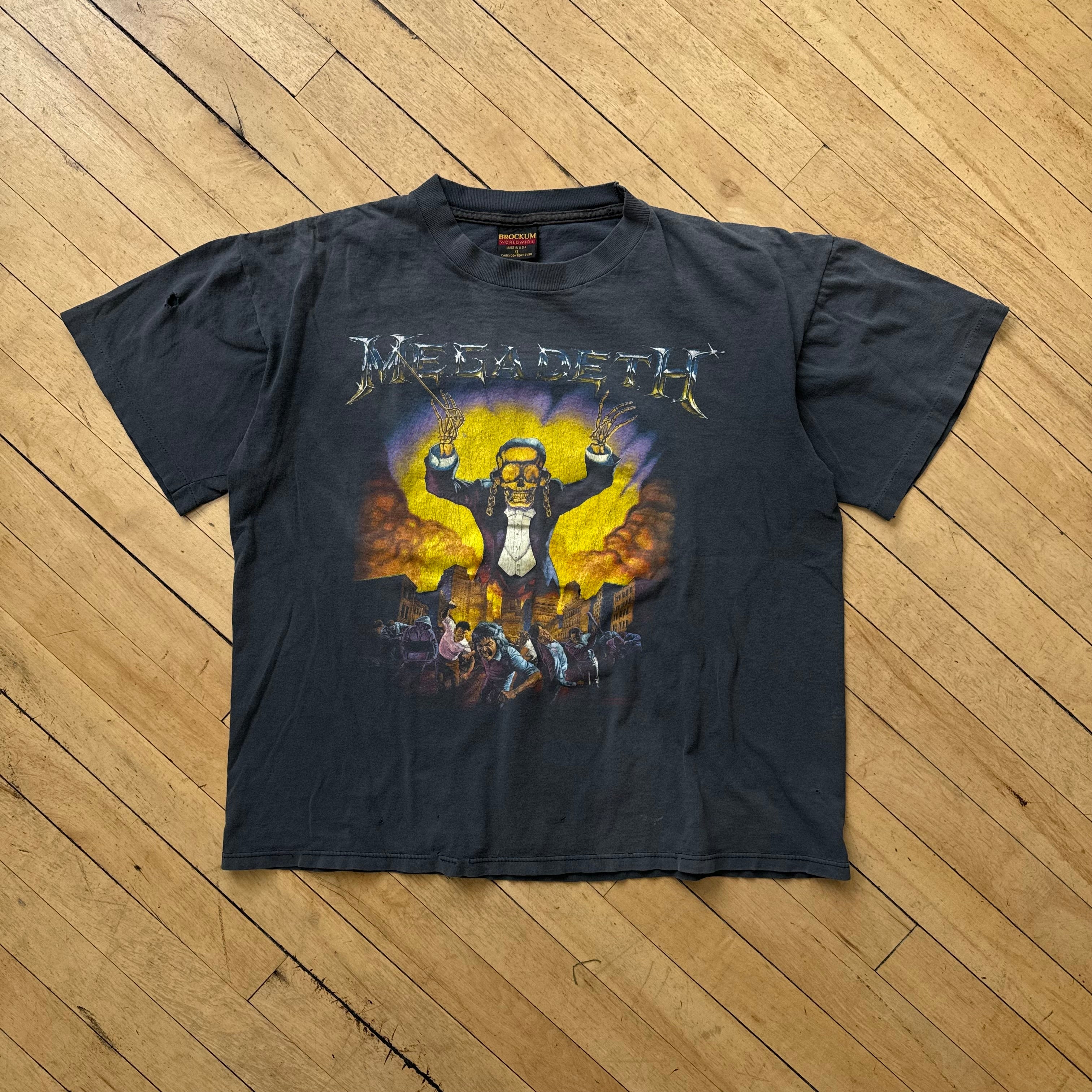 Vintage Megadeath Symphony Of Destruction T-shirt Sz L
