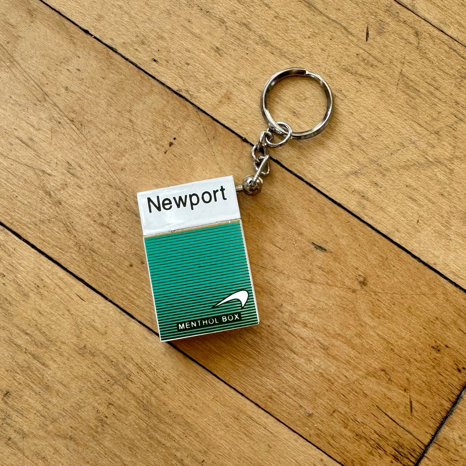 Vintage 90s Newport Cigarette Lighter Key Chain – 605-Thrift Heat