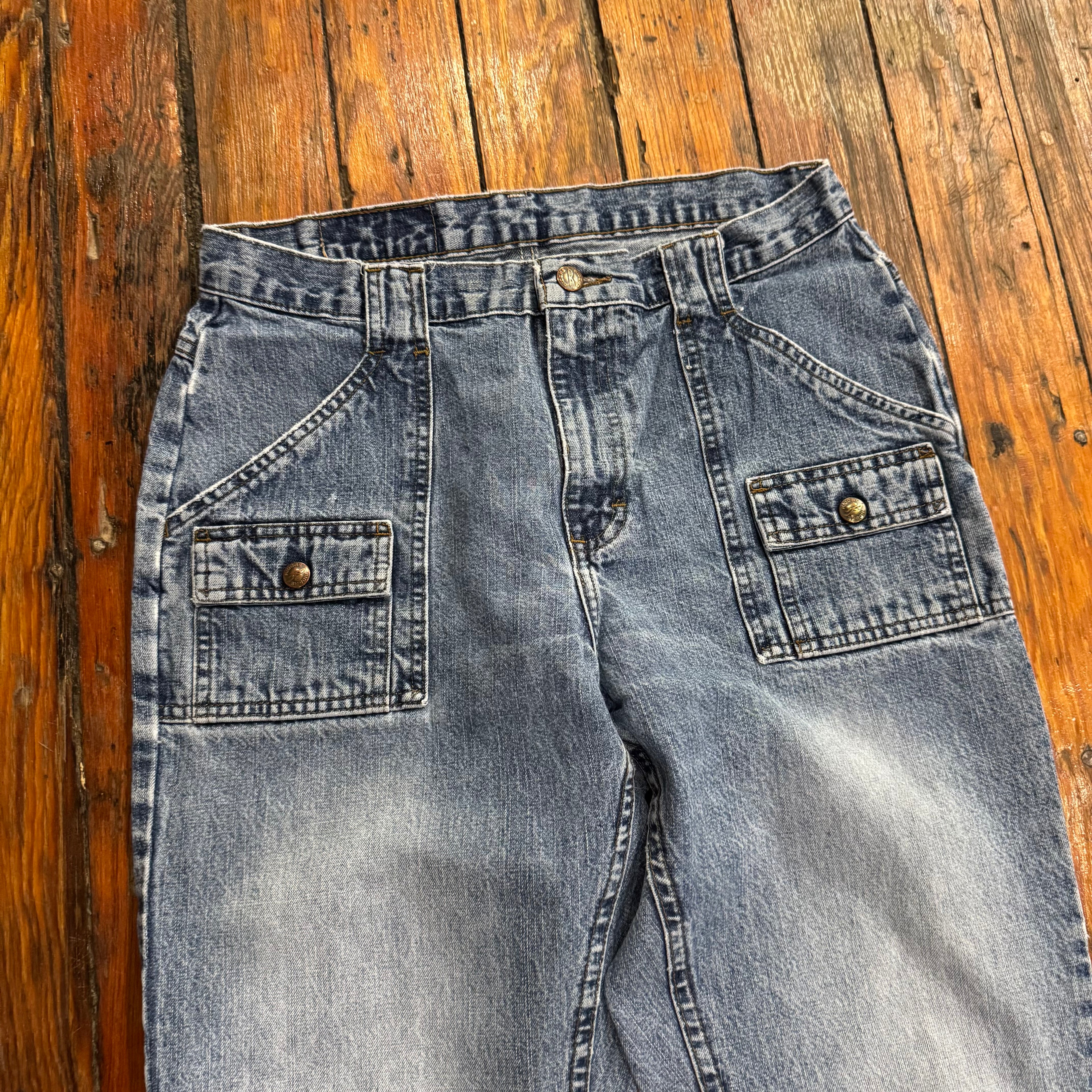 Vintage Riders Double Pocket Denim Jeans Sz 8