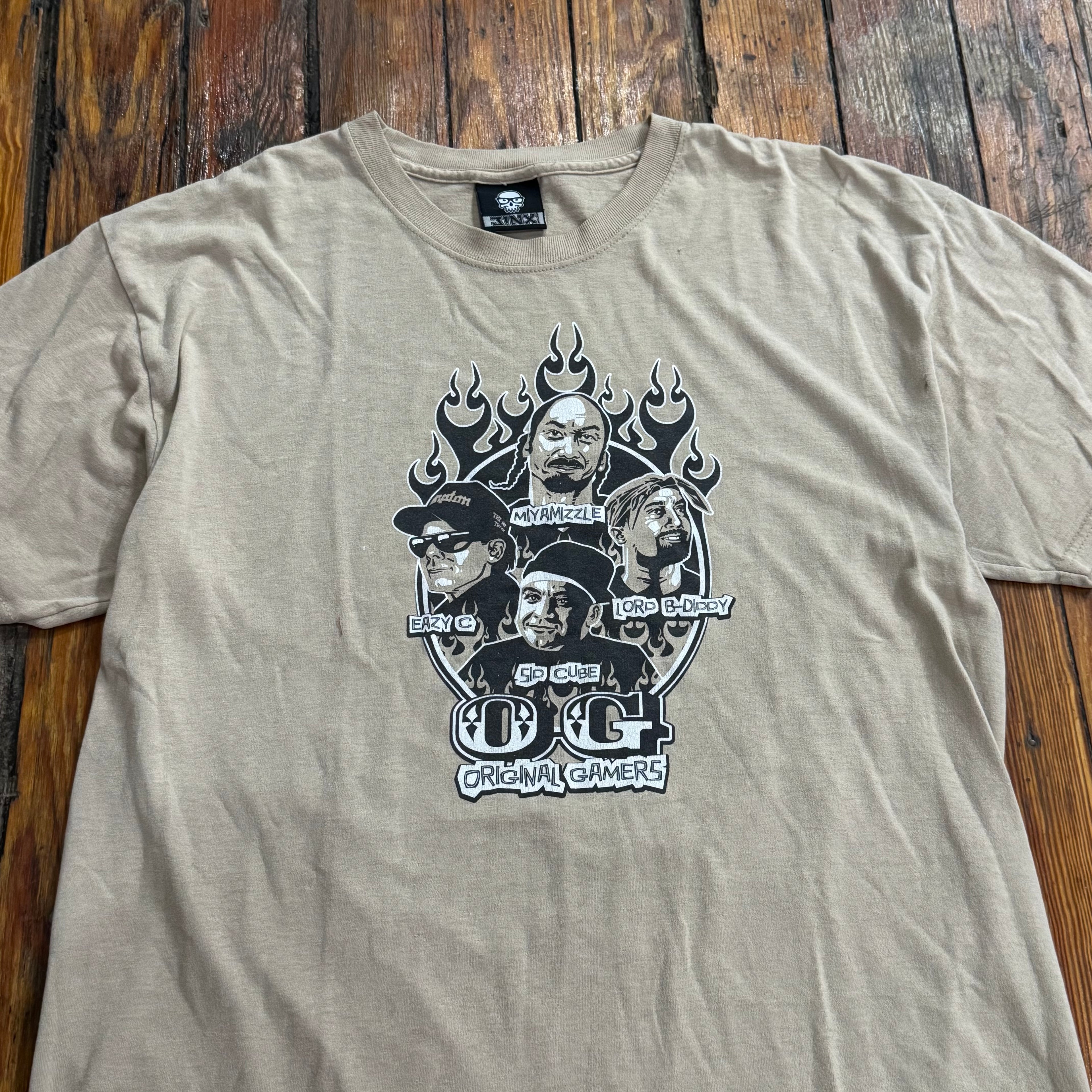Vintage Jinx Original Gamers Rap Style T-shirt Sz XL