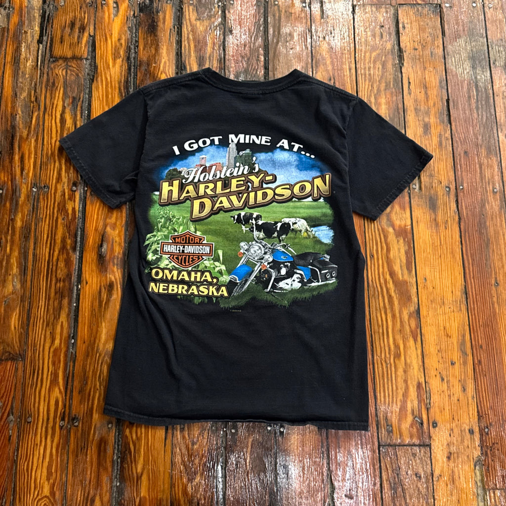 00s Harley Davidson Ride, Refuel, Repeat T-shirt Sz S