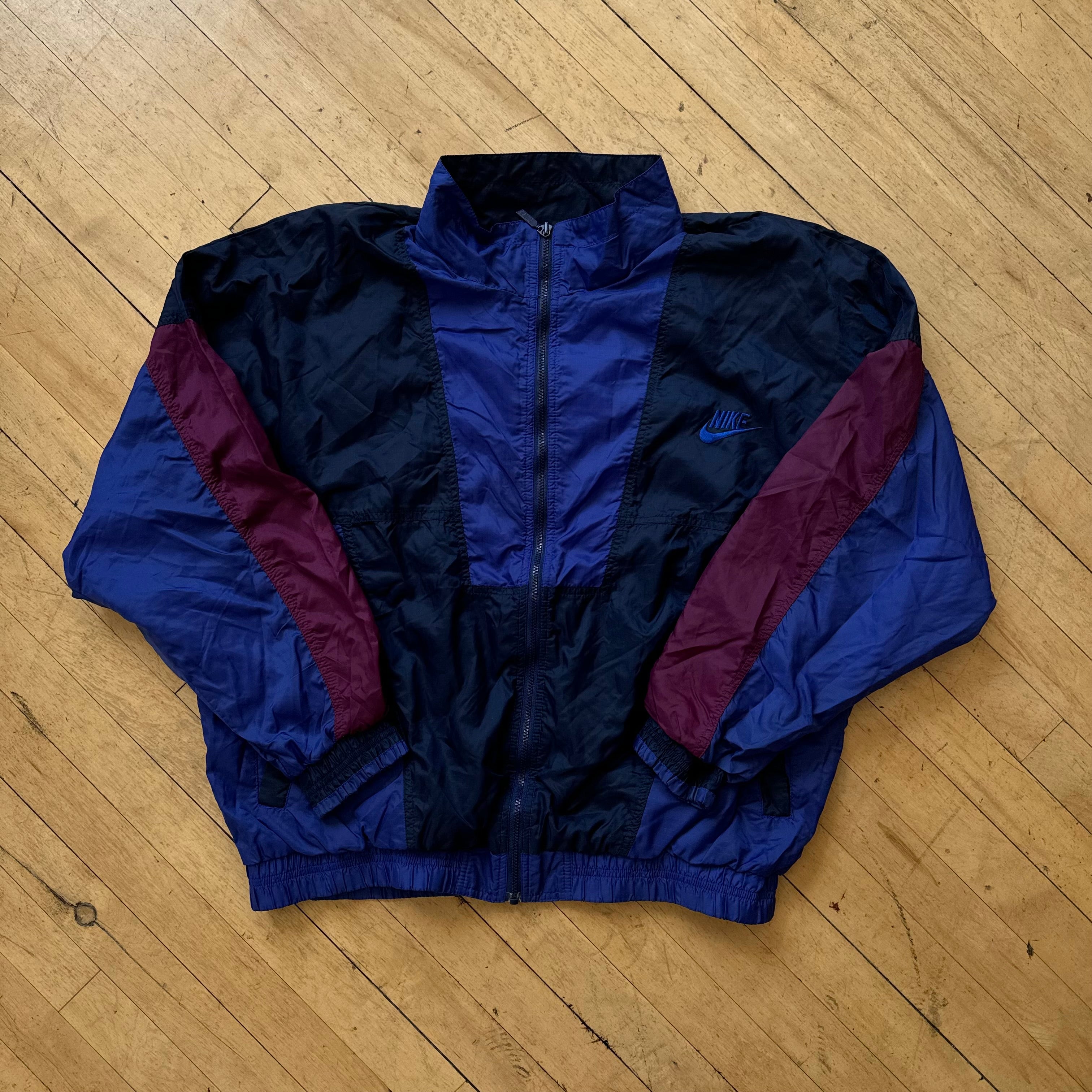 Vintage Nike Color Blocking Windbreaker Jacket Sz L