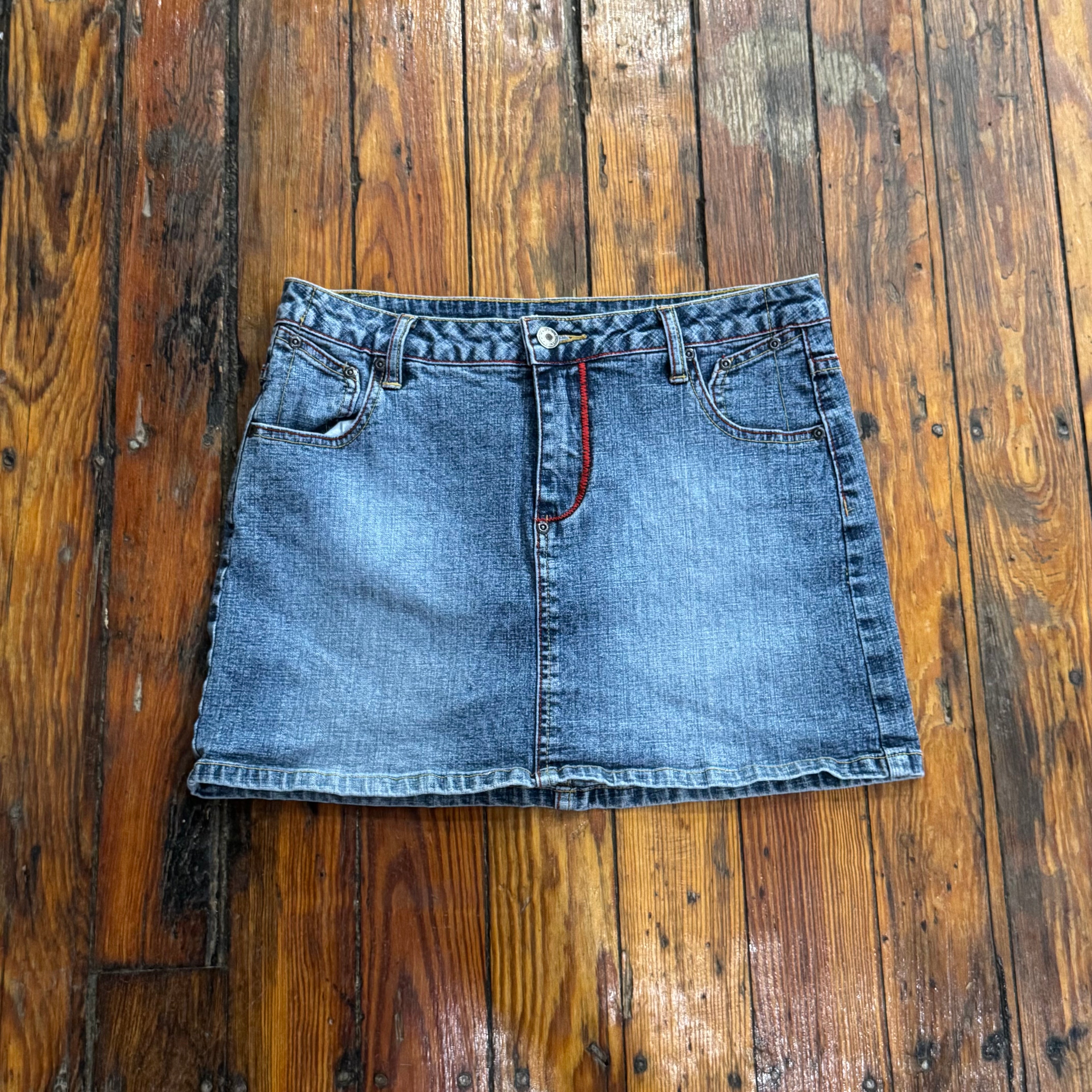 Vintage Baileys Point Denim Jean Skirt Sz 5/6