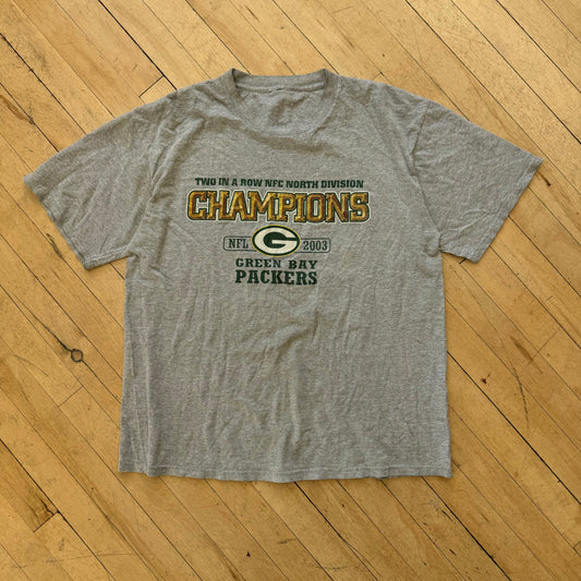 2003 Green Bay Packers Champions T-shirt Sz XL