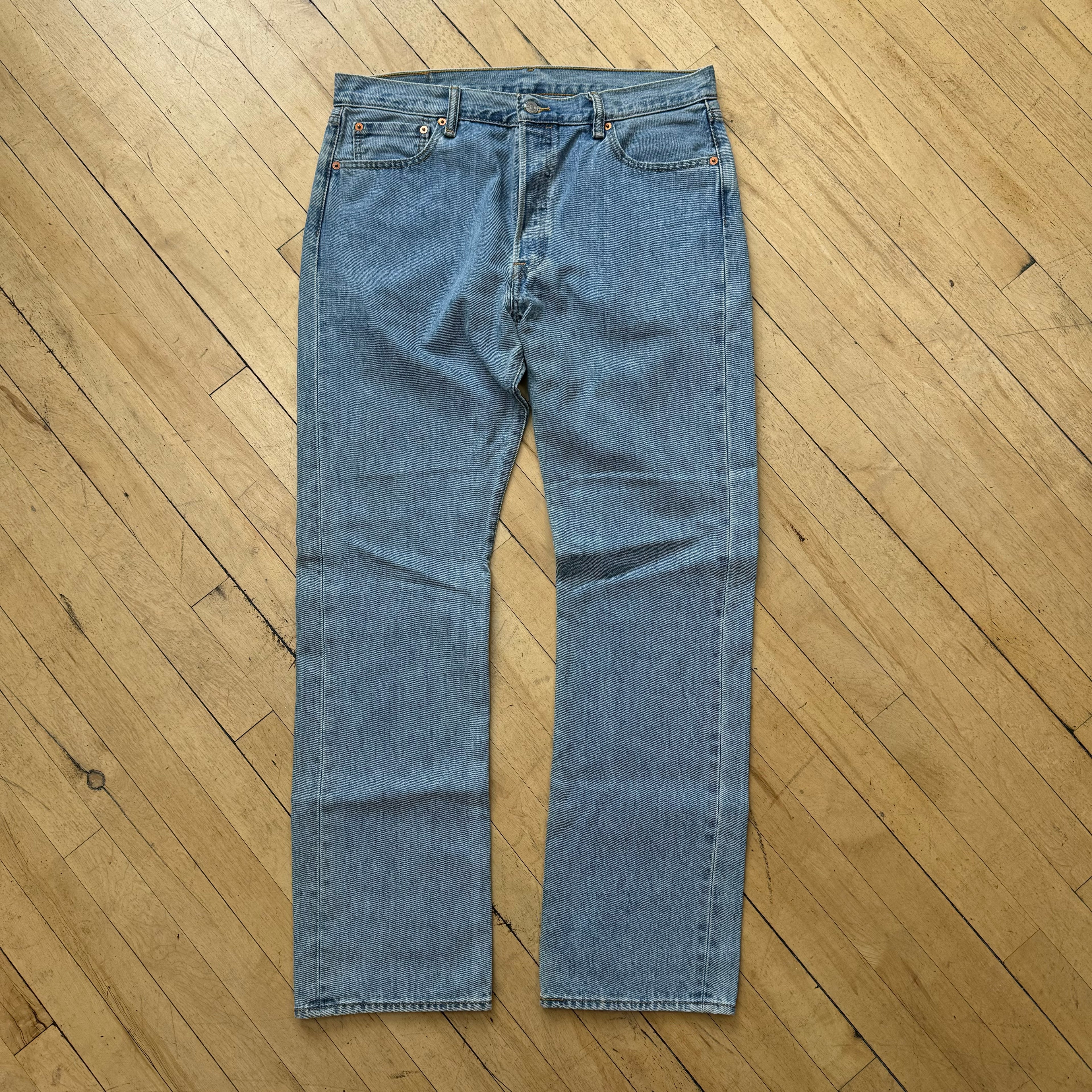 Y2K Levi 501 Denim Jeans Sz 36x34