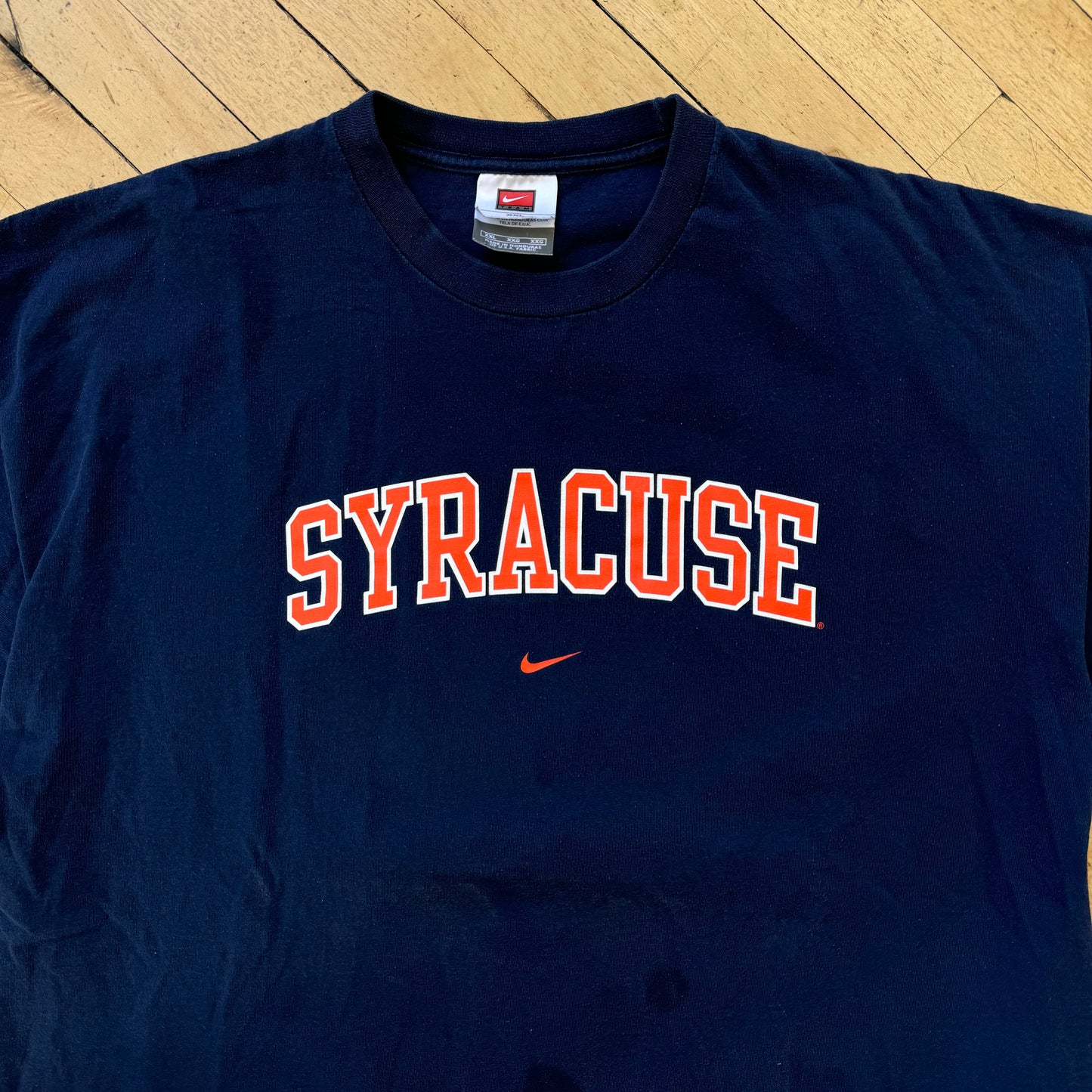 Vintage Nike Syracuse SpellOut T-shirt Sz XL