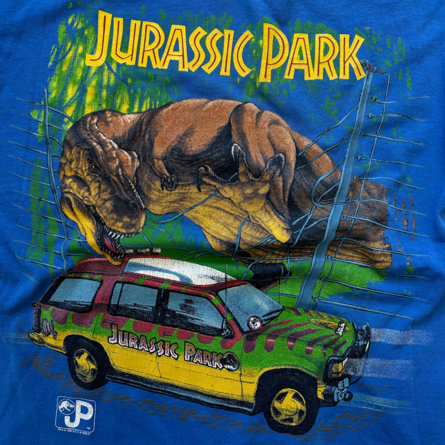 Vintage Jurassic Park T-shirt Sz YTH L