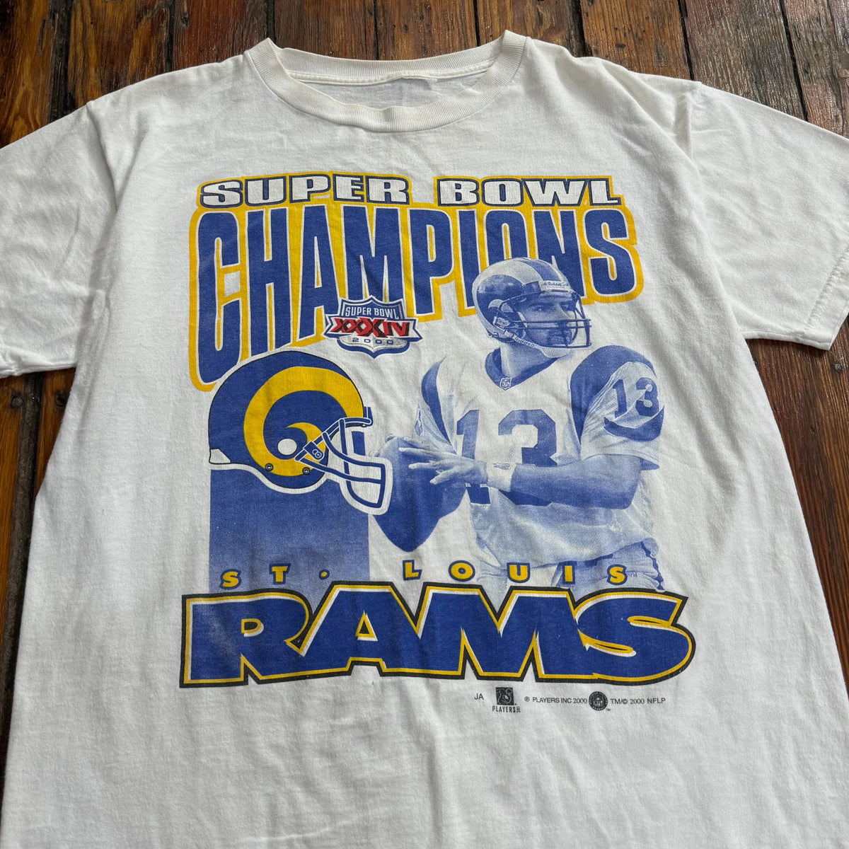 Vintage St Louis Rams Champions T-shirt Sz M