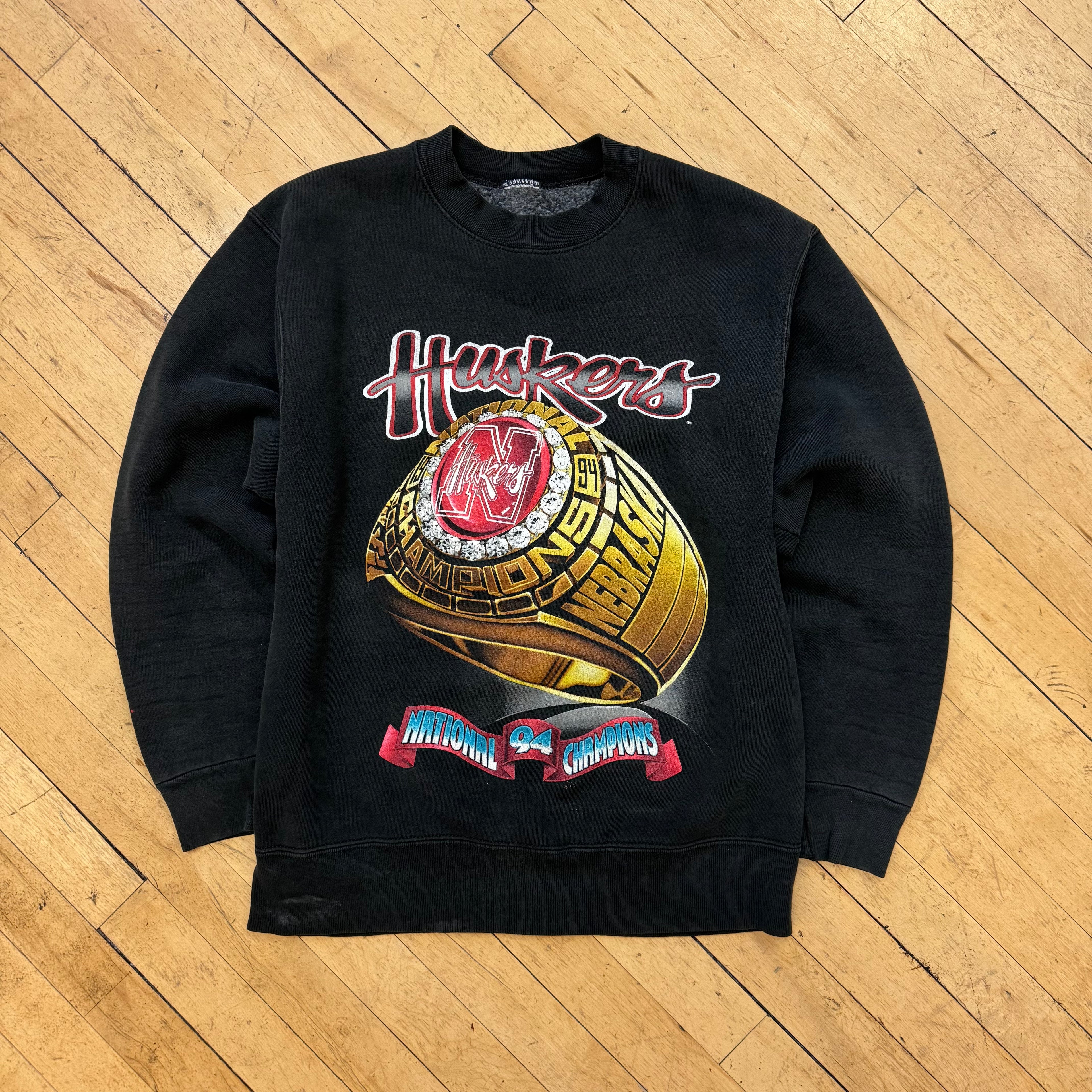 Vintage Nebraska Huskers Ring Crewneck Sz M