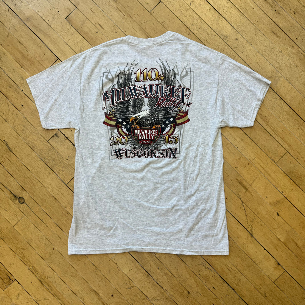 Y2K Milwaukee Rally Bike Week T-shirt Sz M