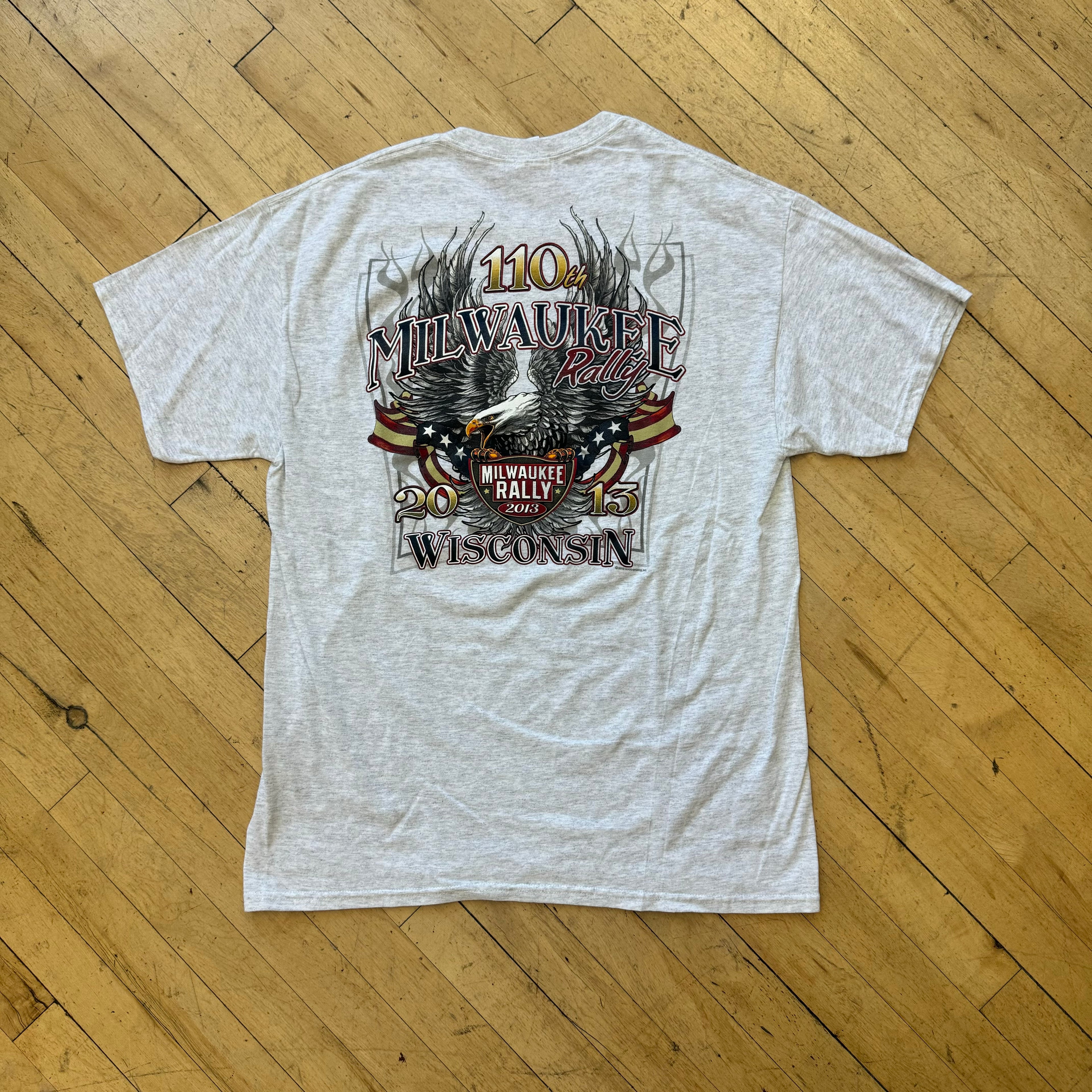 Y2K Milwaukee Rally Bike Week T-shirt Sz M