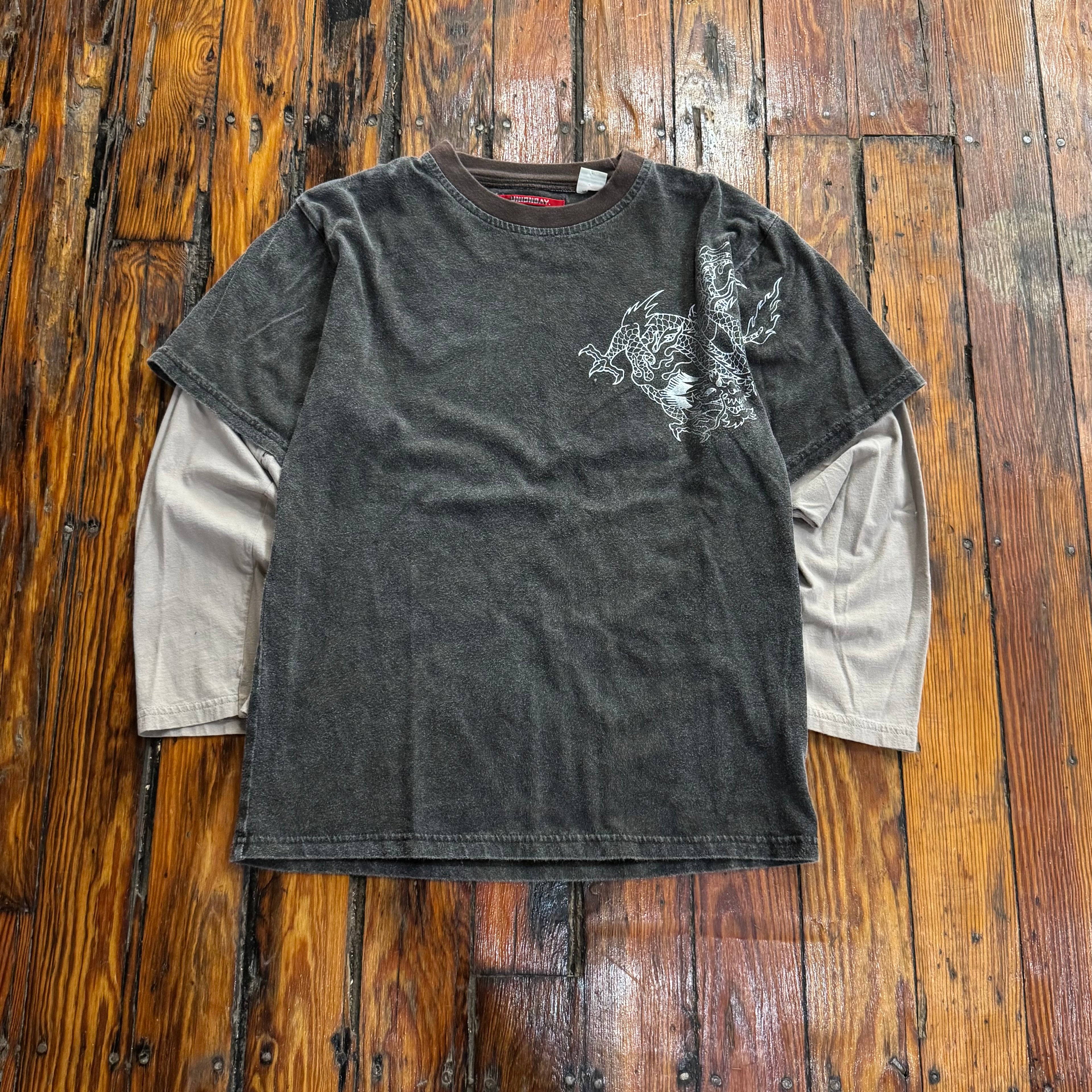 Y2K Union Bay Dragon T-shirt Sz S