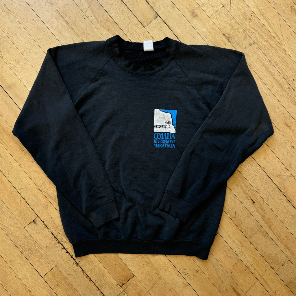 Vintage Omaha Riverfront CrewNeck Sz L