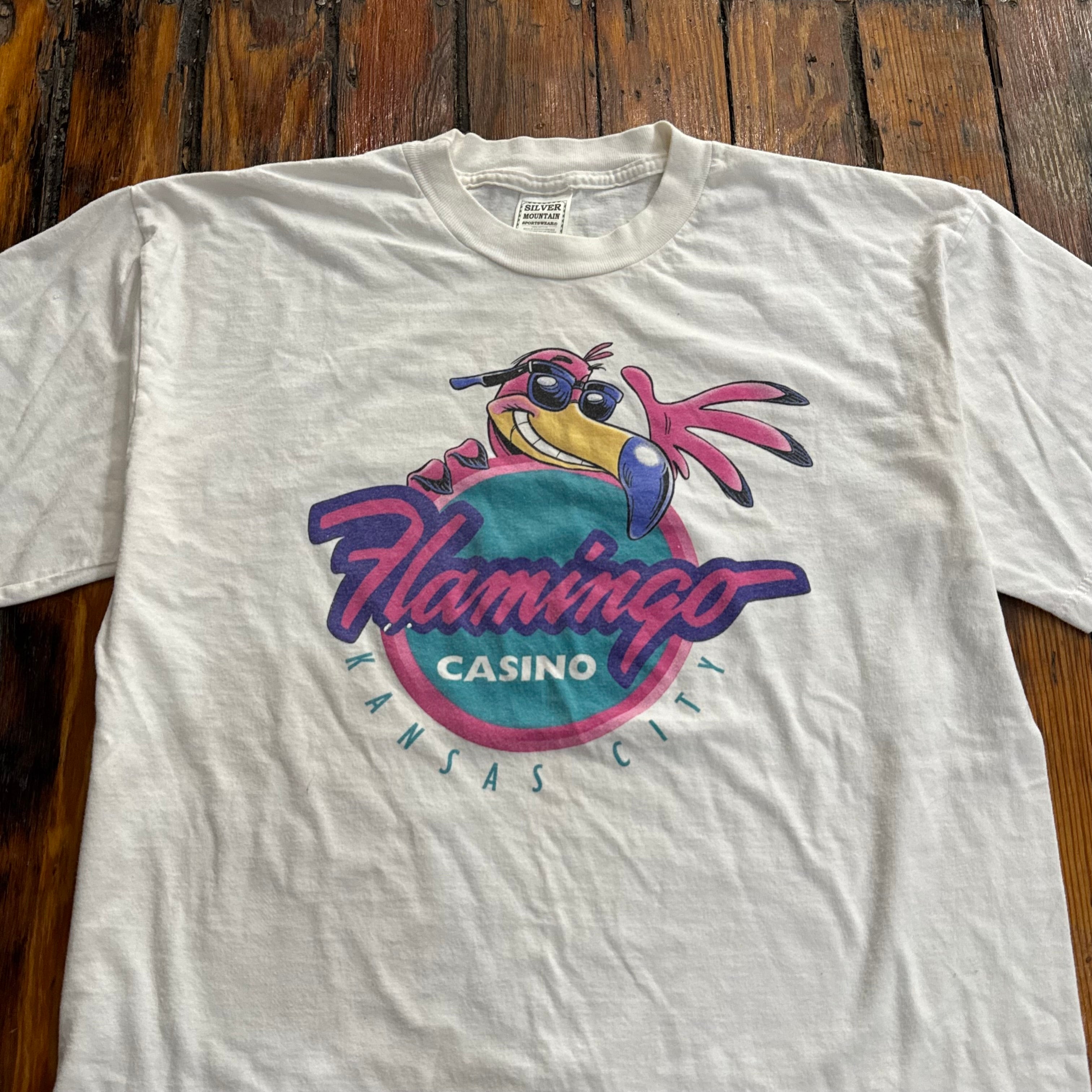 Vintage Falmingo Casino Kansas City T-shirt Sz L
