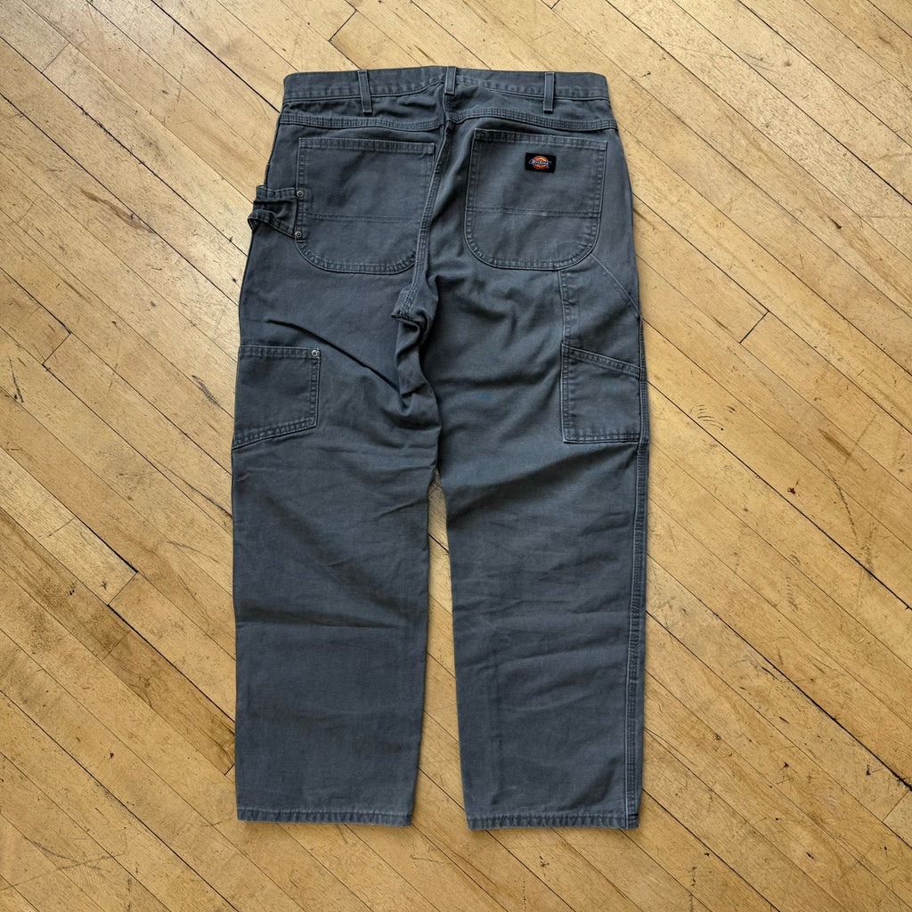 Vintage Gray Dickies Denim Jeans Sz 34x30