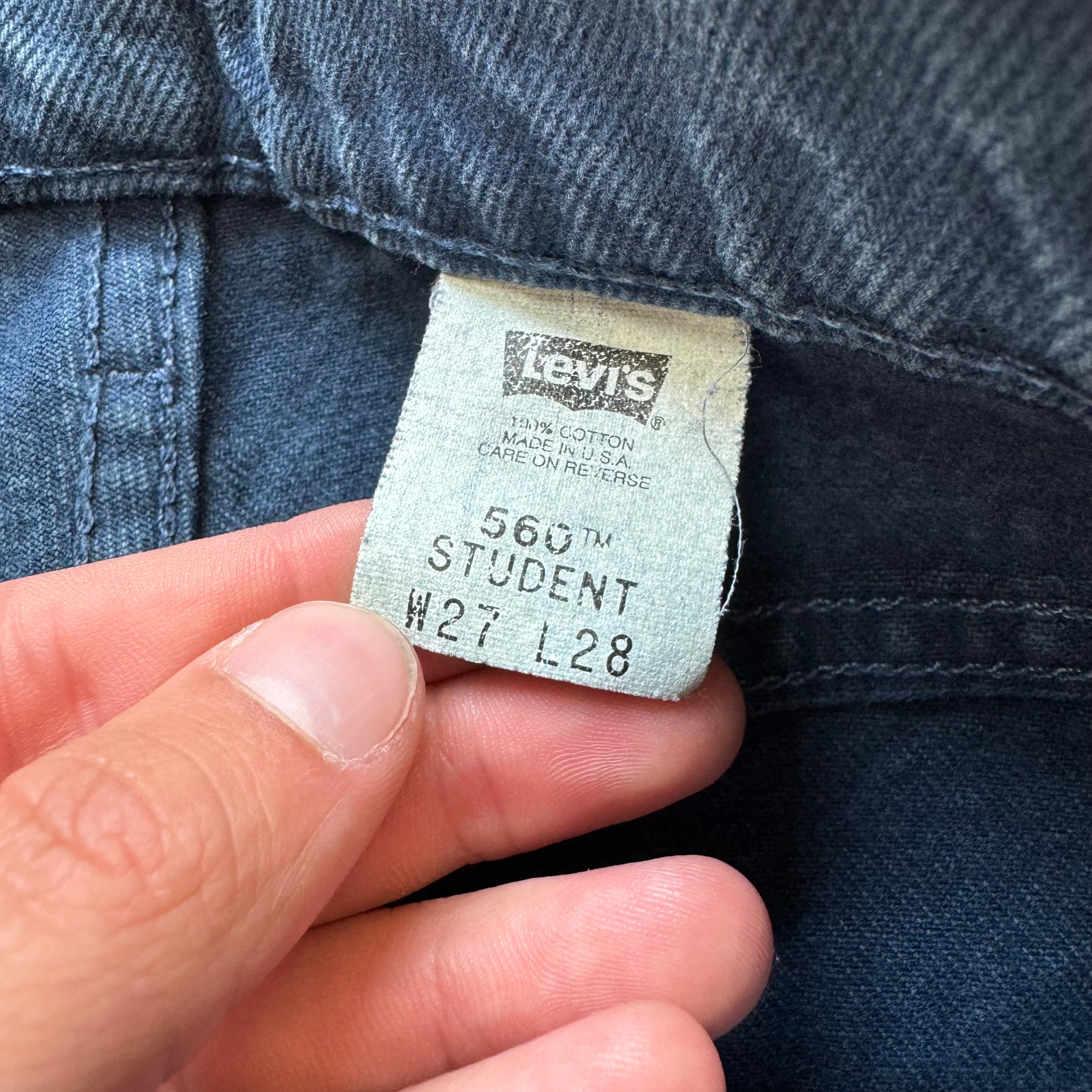 Vintage Levi Dark Blue denim Jeans Sz 27x28