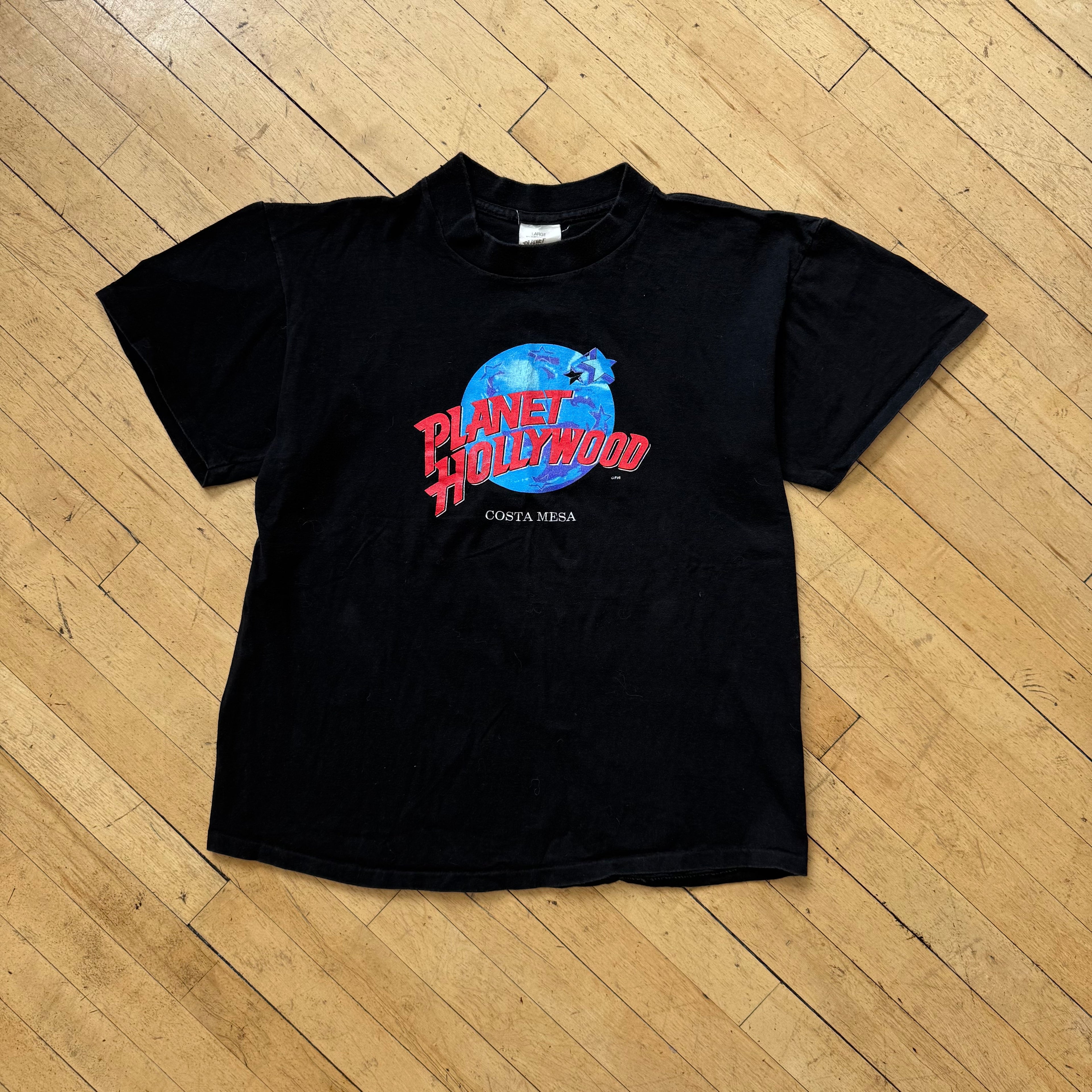 Vintage Planet Hollywood Costa Mesa T-shirt Sz L