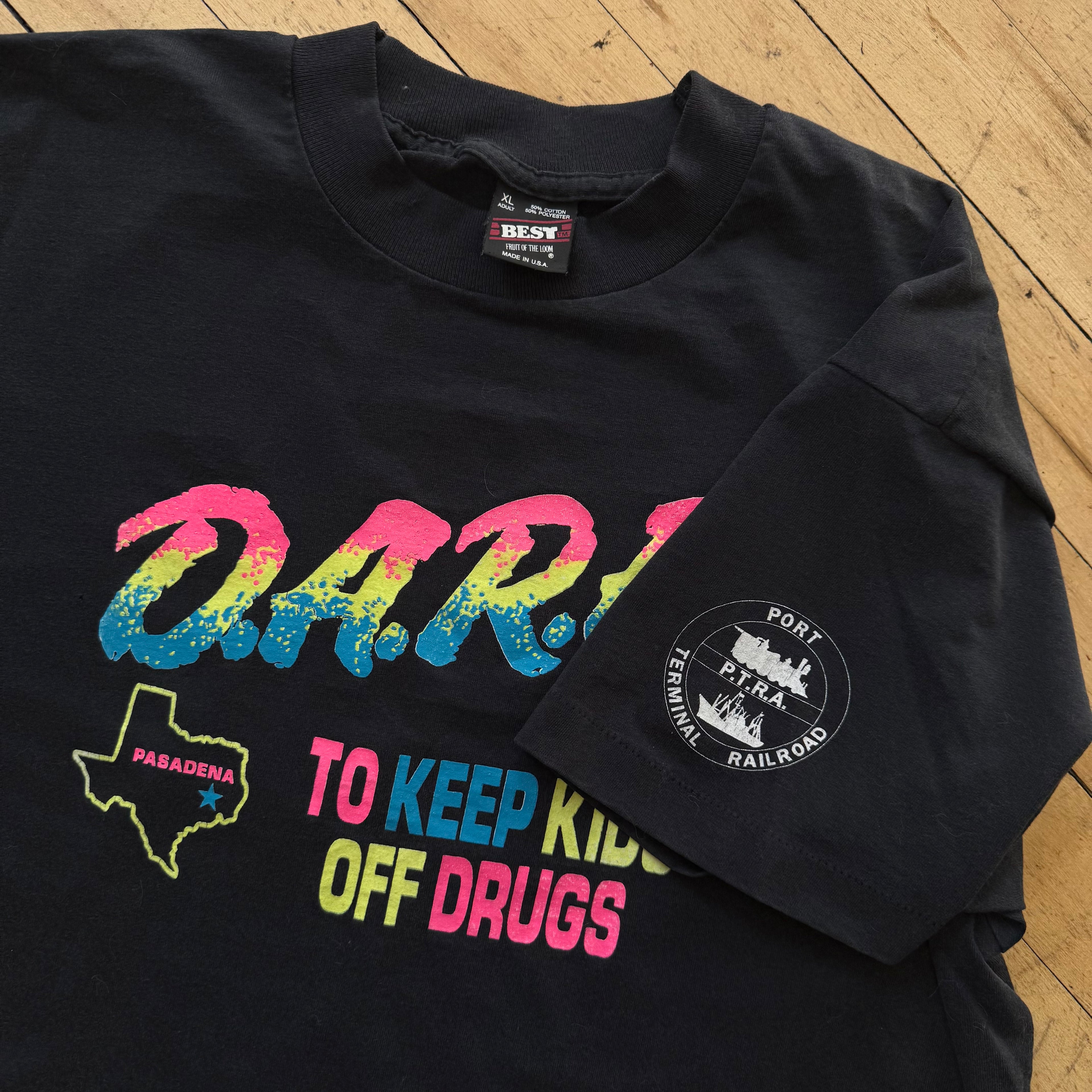 Vintage Dare To Keep kids Off Drugs T-shirt Sz XL