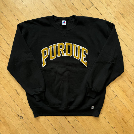 Vintage Purdue SpellOut Russell  Crewneck  Sz XXL