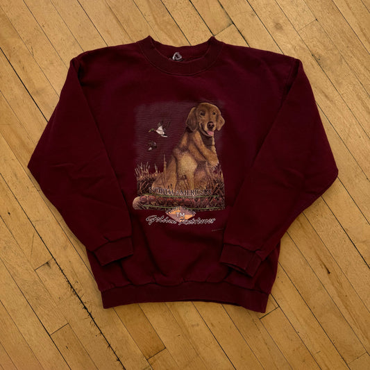 Vintage Golden Retriever Sportman Crewneck Sz M