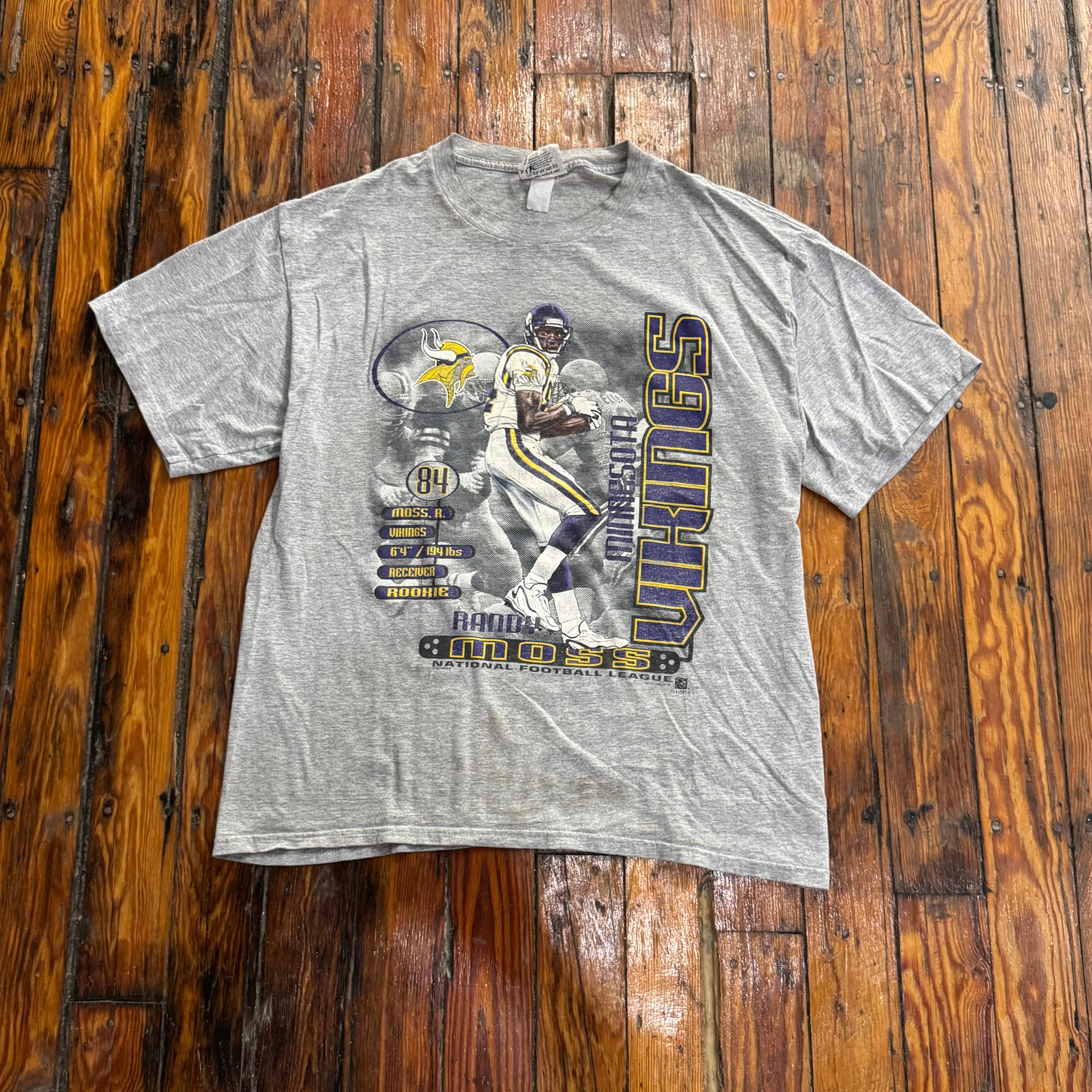 Vintage Randy Moss Minnesota Vikings T-shirt Sz XL
