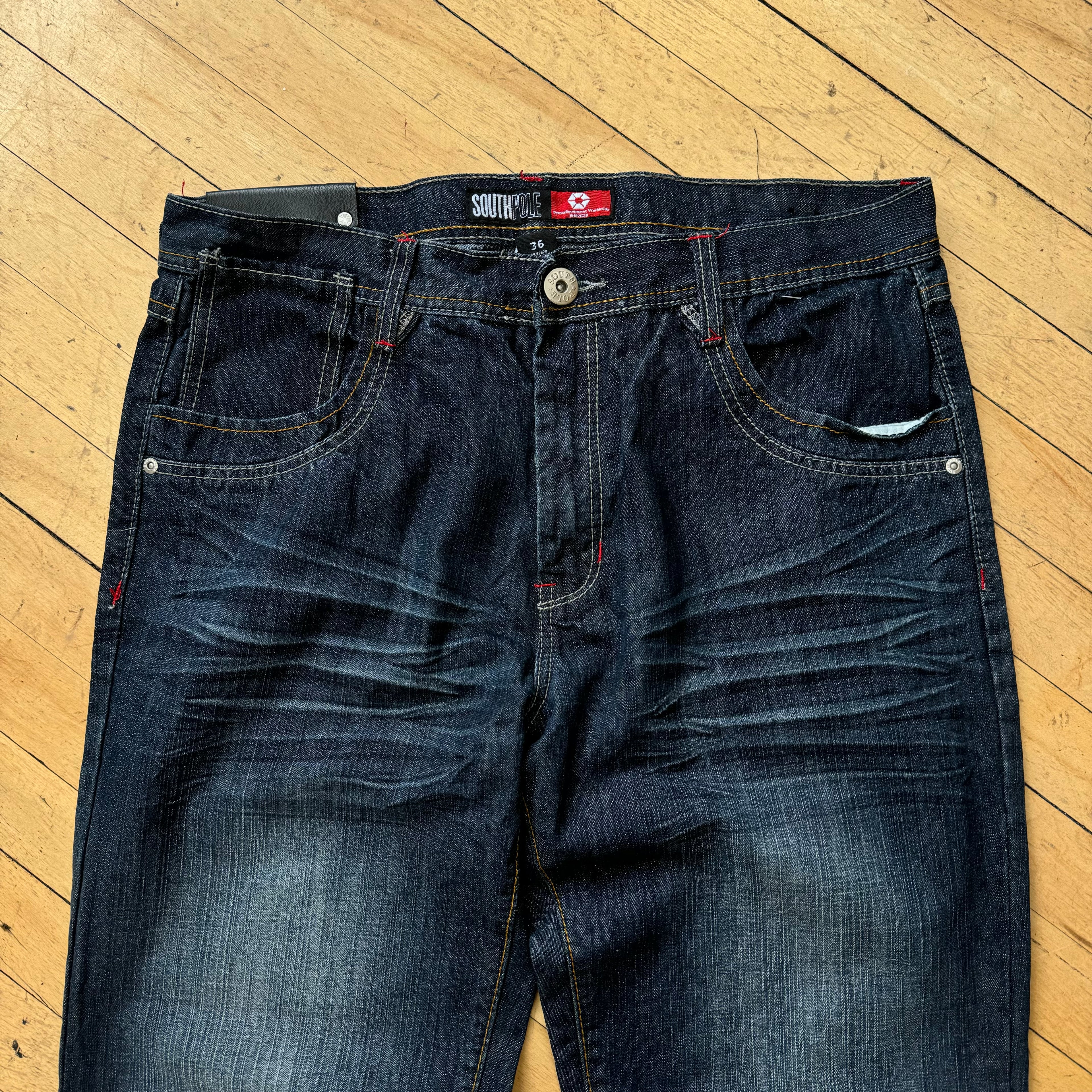 Y2K SouthPole Dark Denim Jeans Sz 36