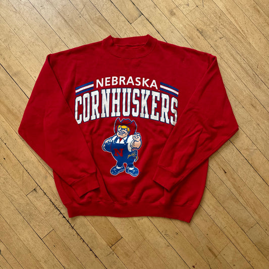 Vintage Nebraska Huskers Herbie Crewneck Sz L