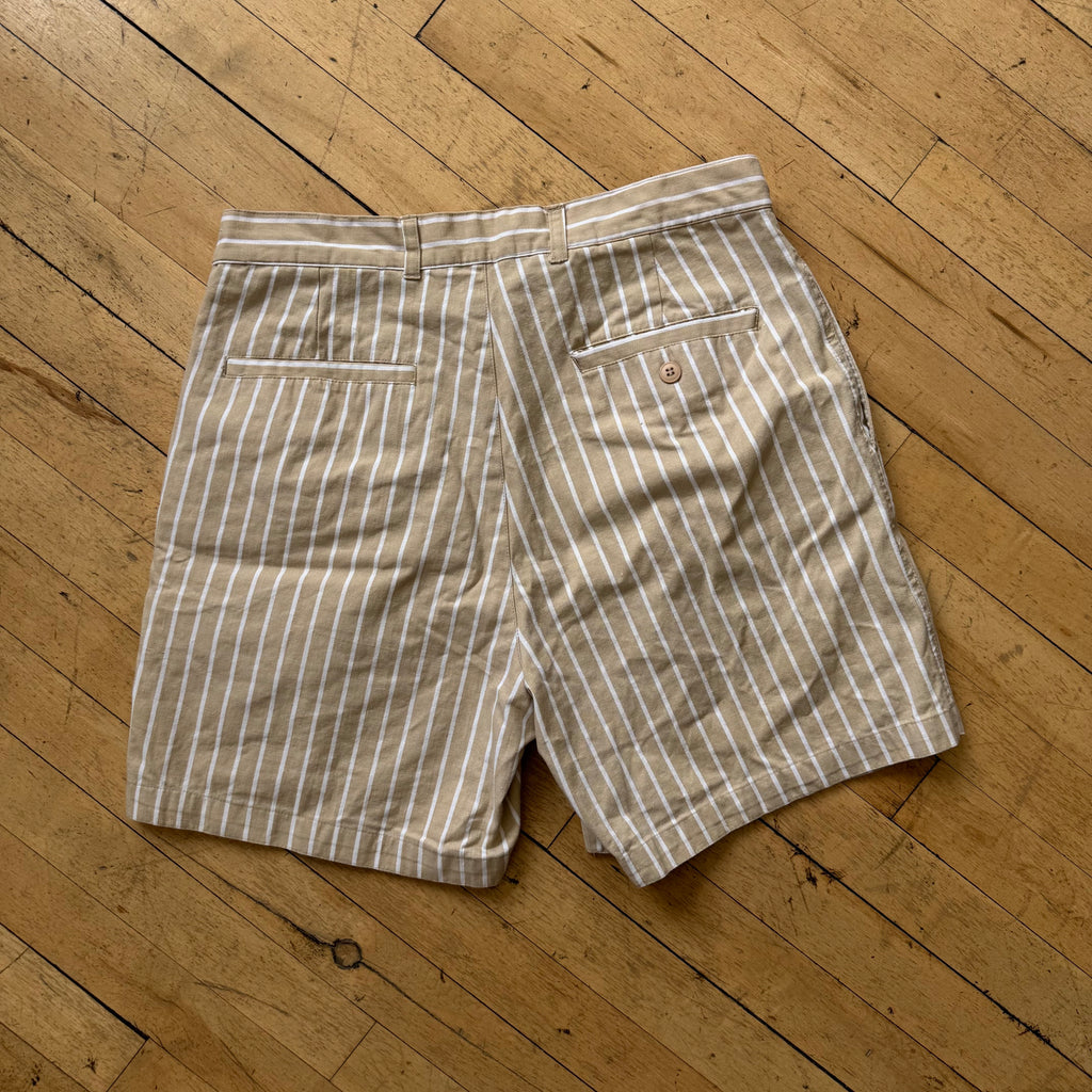 Vintage Pacific Scene Khaki Shorts Sz 34